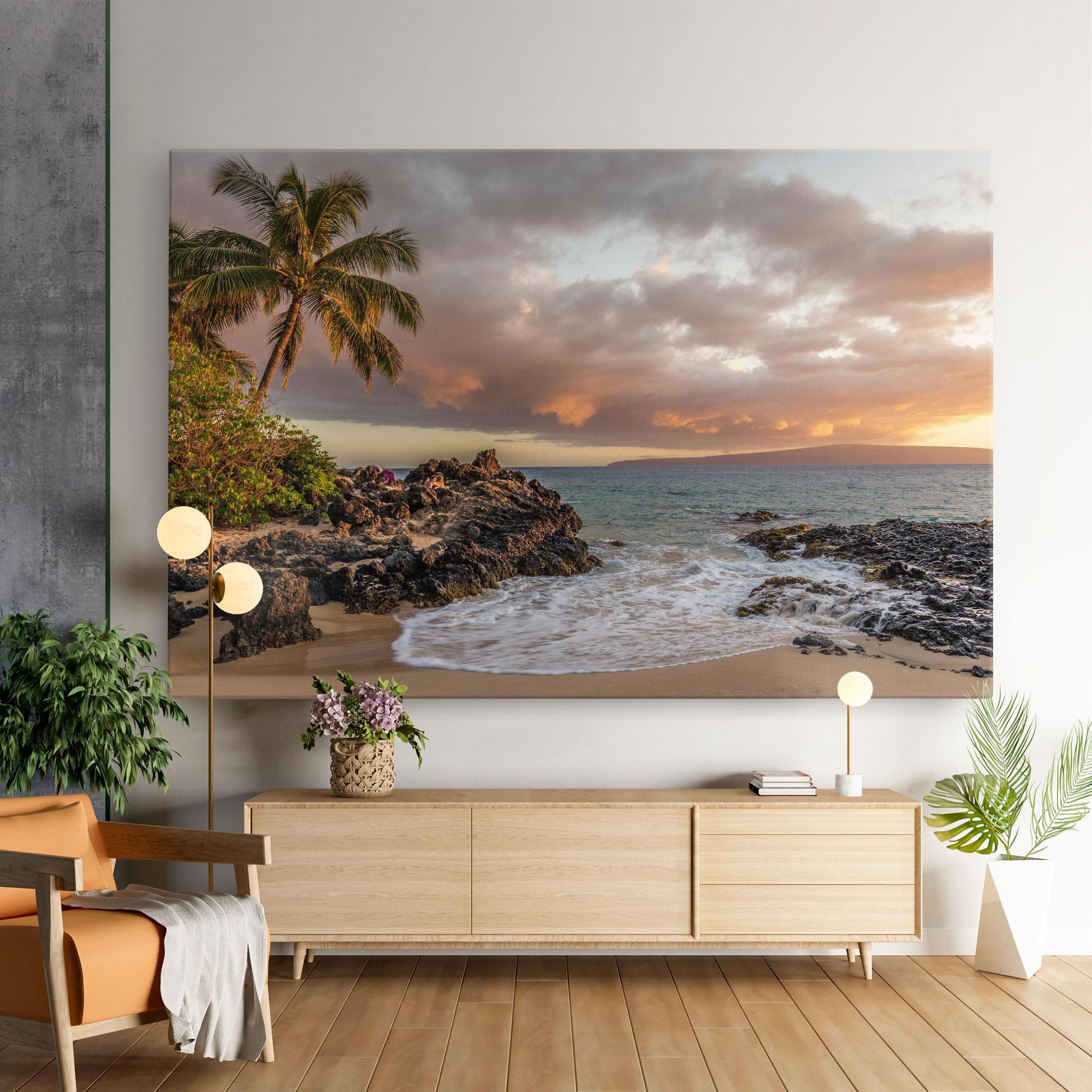 Tablou Canvas Beautiful Beach Landscape mockup 9