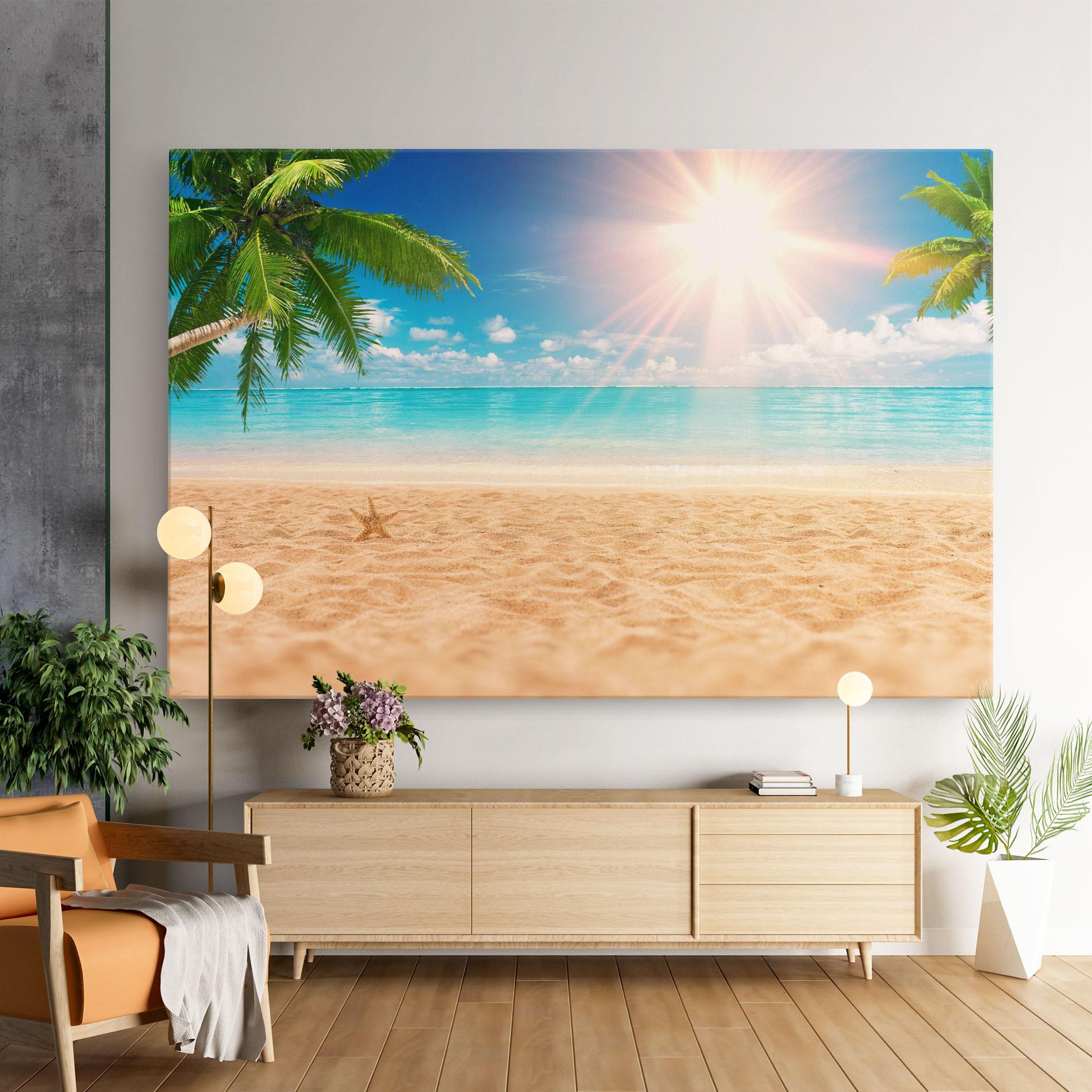 Tablou Canvas Exotic Beach Ocean mockup 9