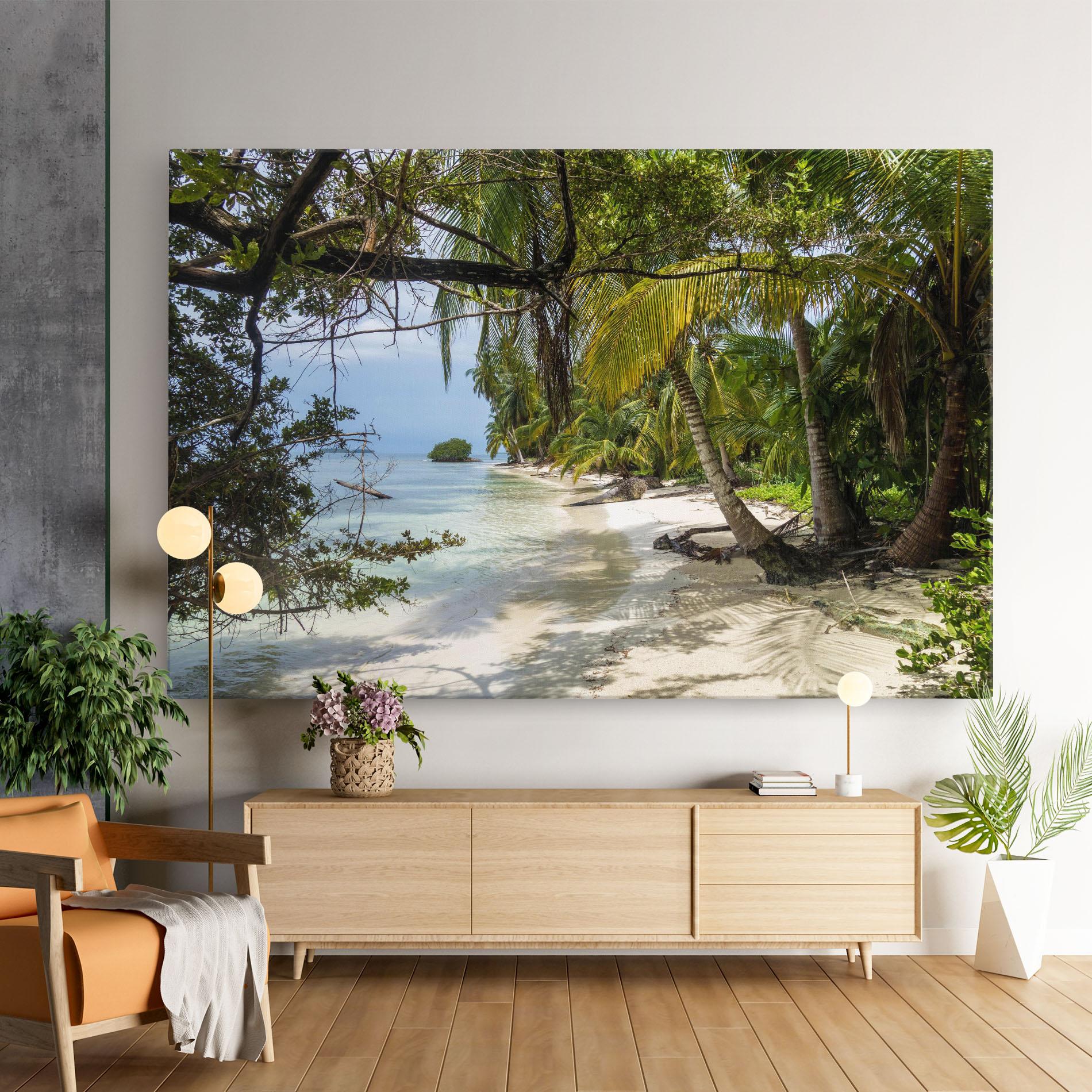 Tablou Canvas Island Beach mockup 9