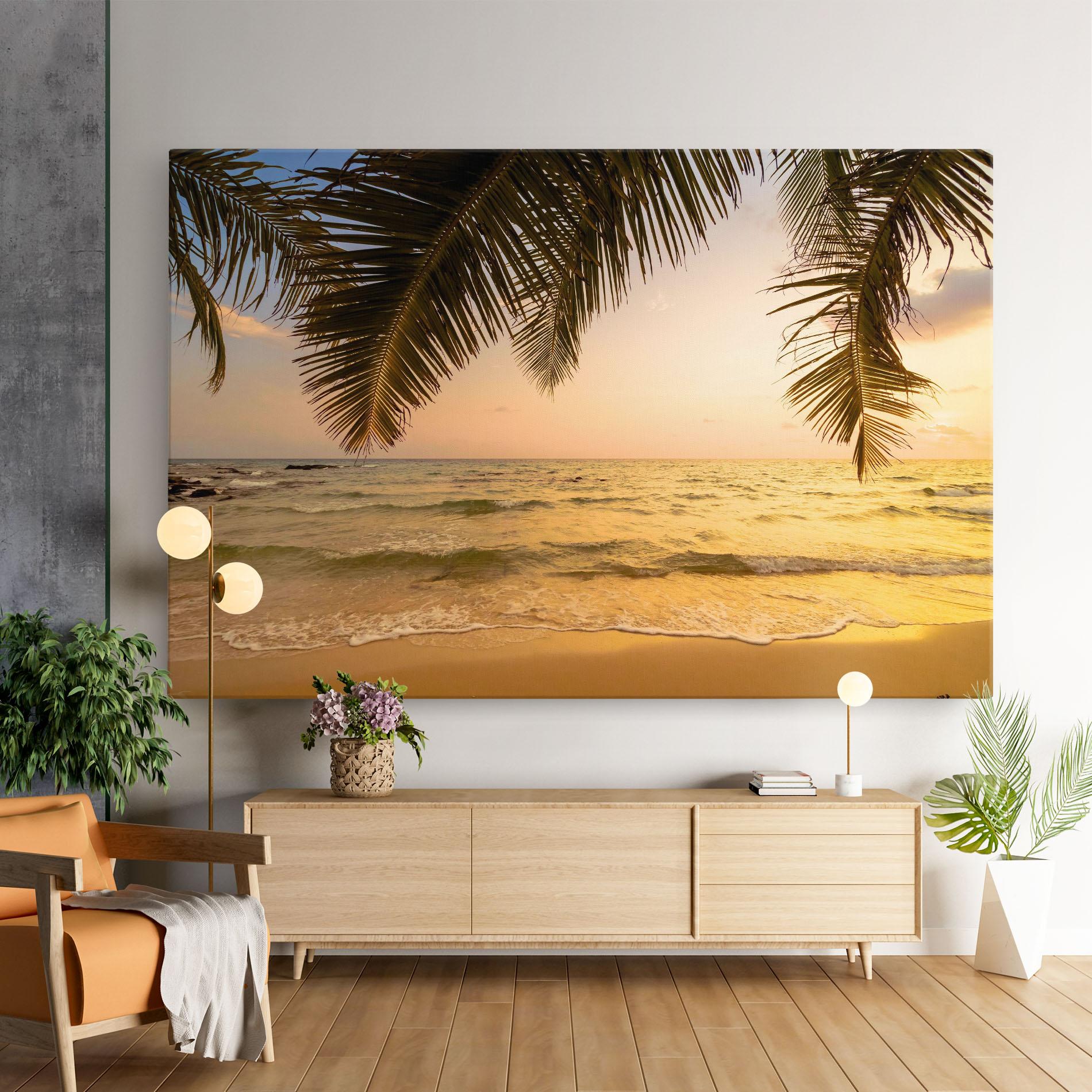 Tablou Canvas Paradise Island mockup 9