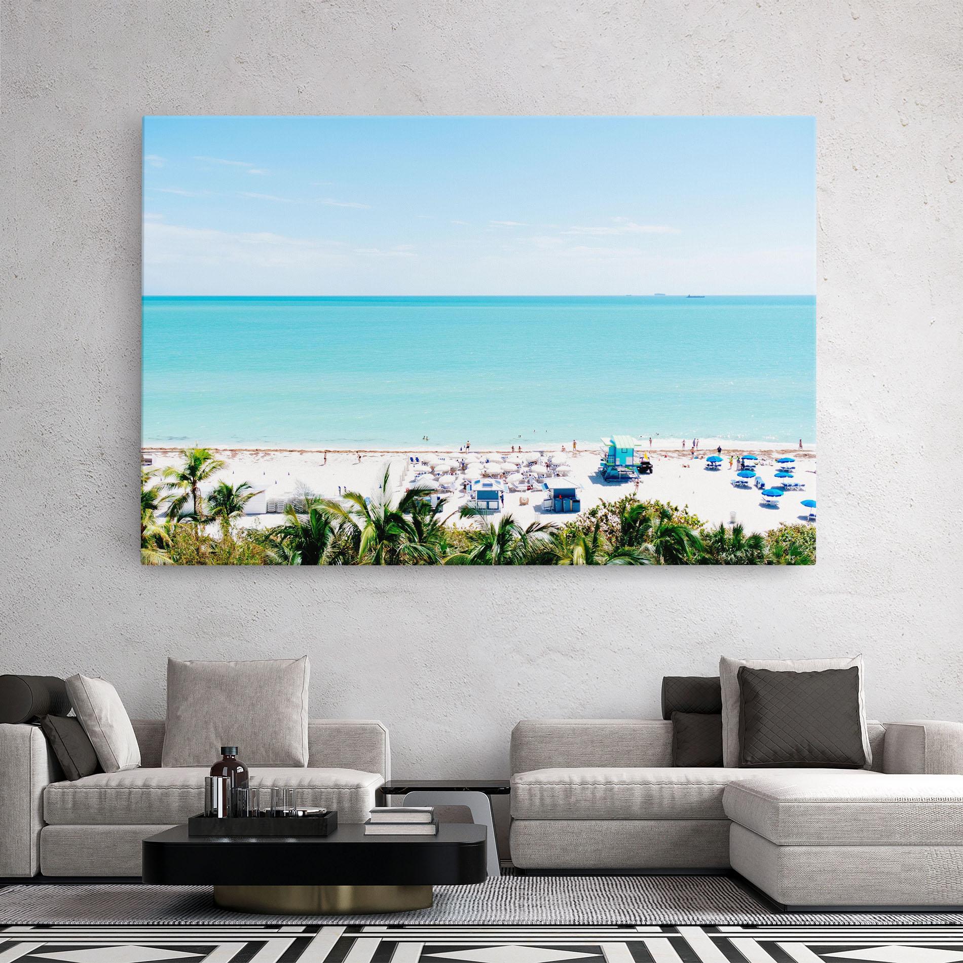 Tablou Canvas Blue Clear Water mockup 2