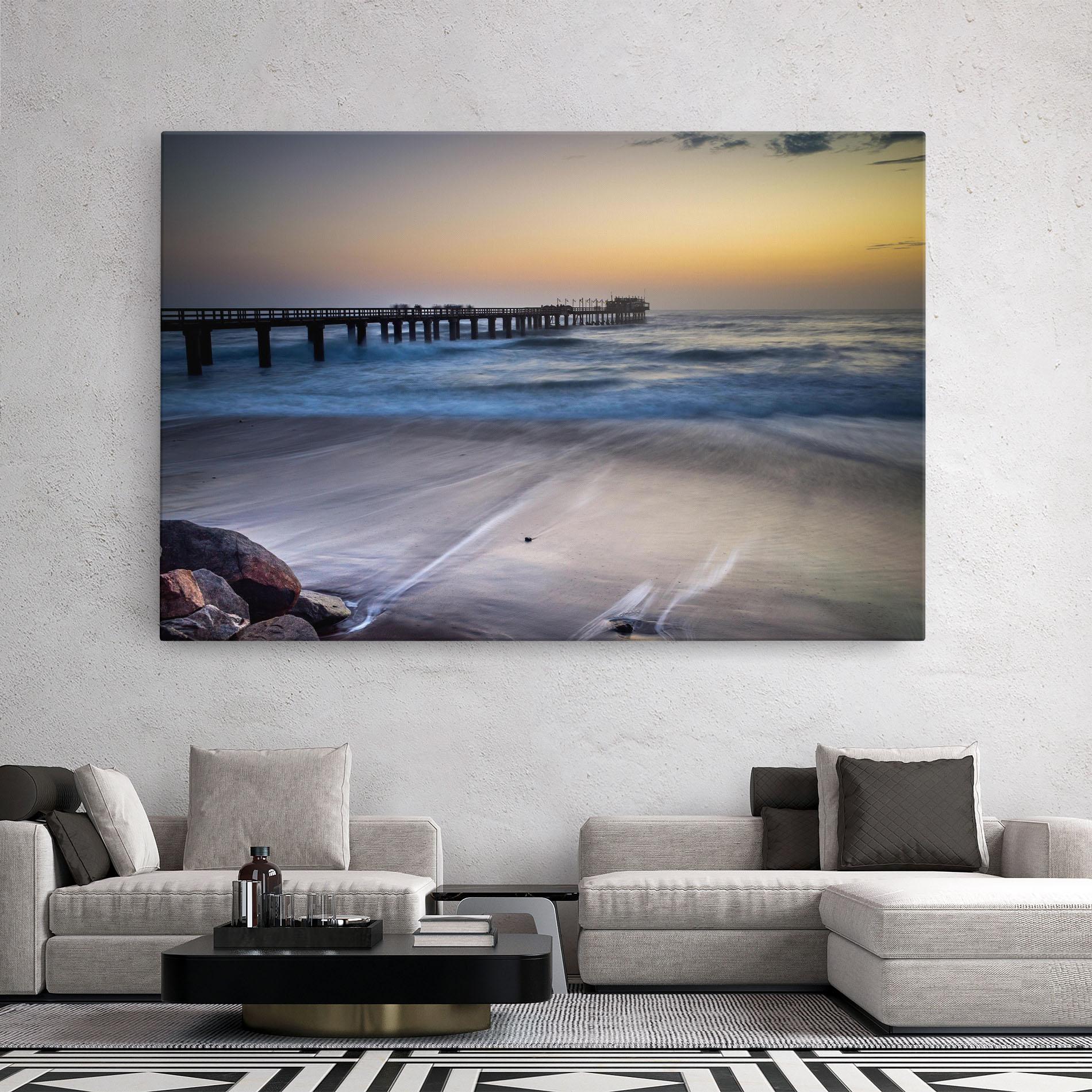 Tablou Canvas Empty Pretty Beach mockup 2