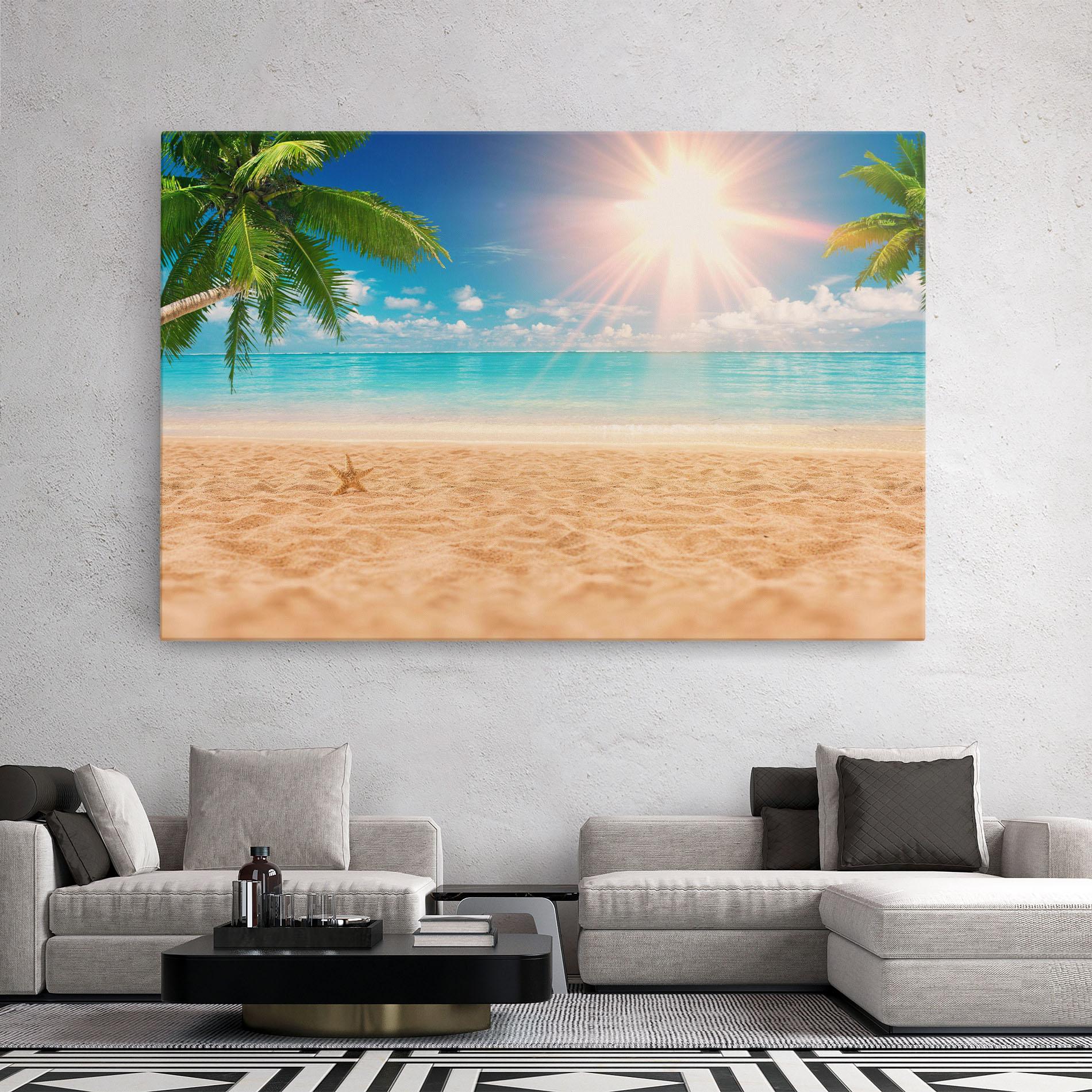 Tablou Canvas Exotic Beach Ocean mockup 2