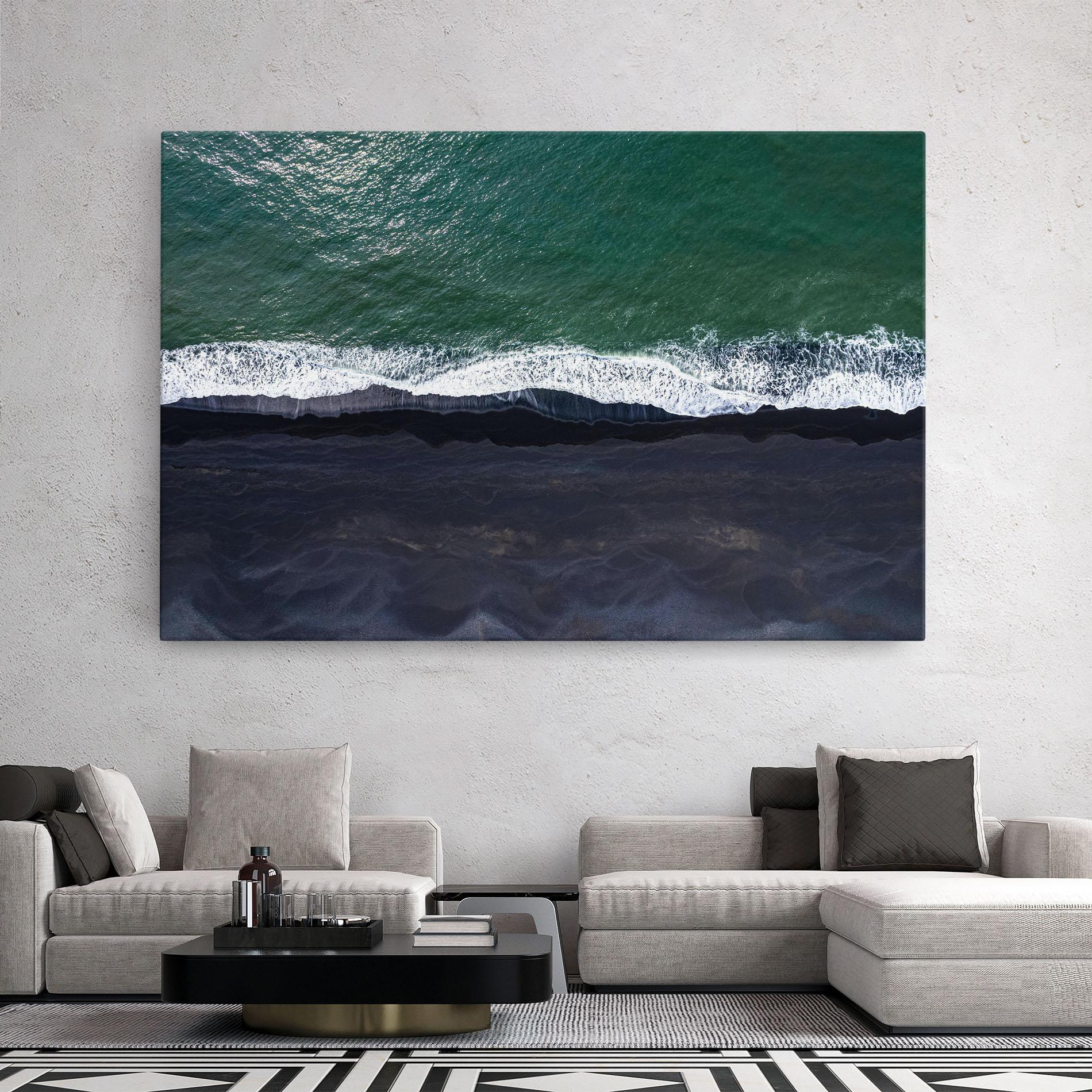 Tablou Canvas Green Blue Beach mockup 2