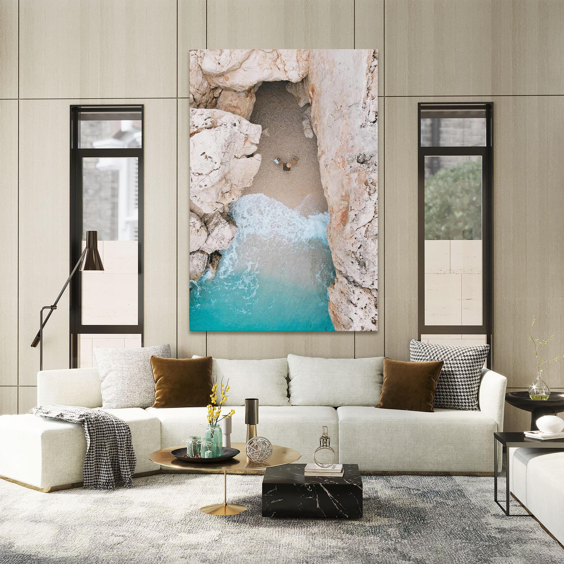 Tablou Canvas Private White Cave mockup 2