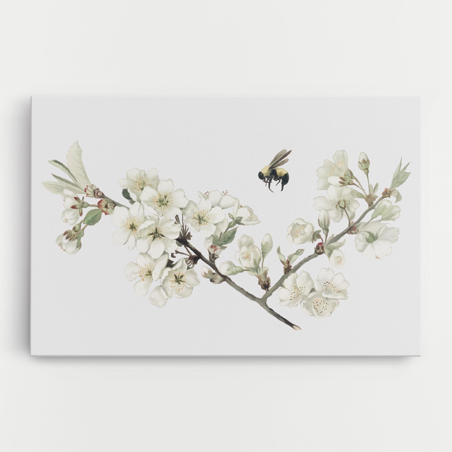 Tablou Canvas Bee Spring Flower mockup 0