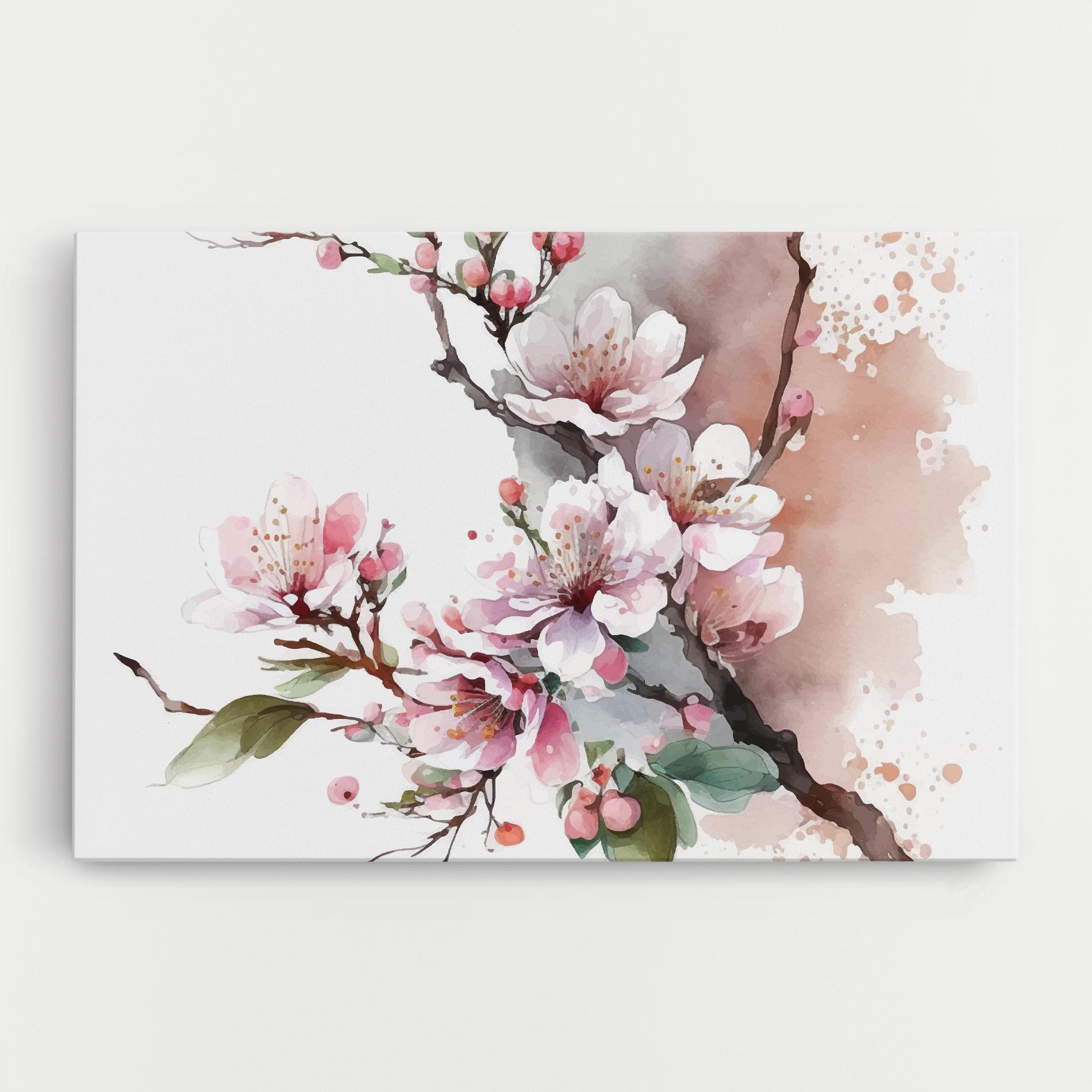 Tablou Canvas Cherry Spring Flower mockup 0