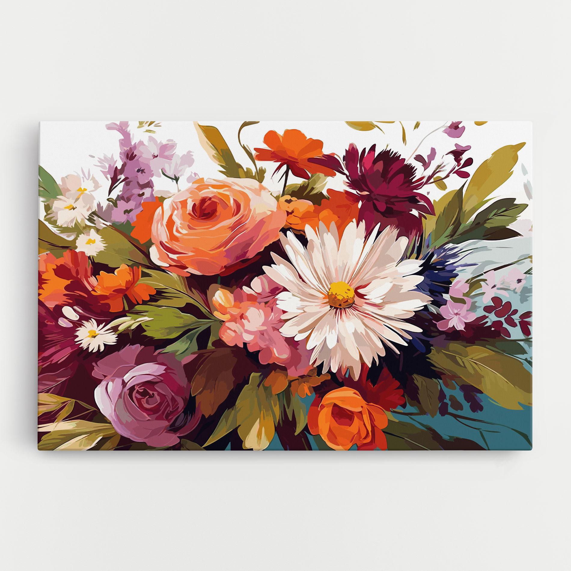 Tablou Canvas Cream Orange Spring mockup 0