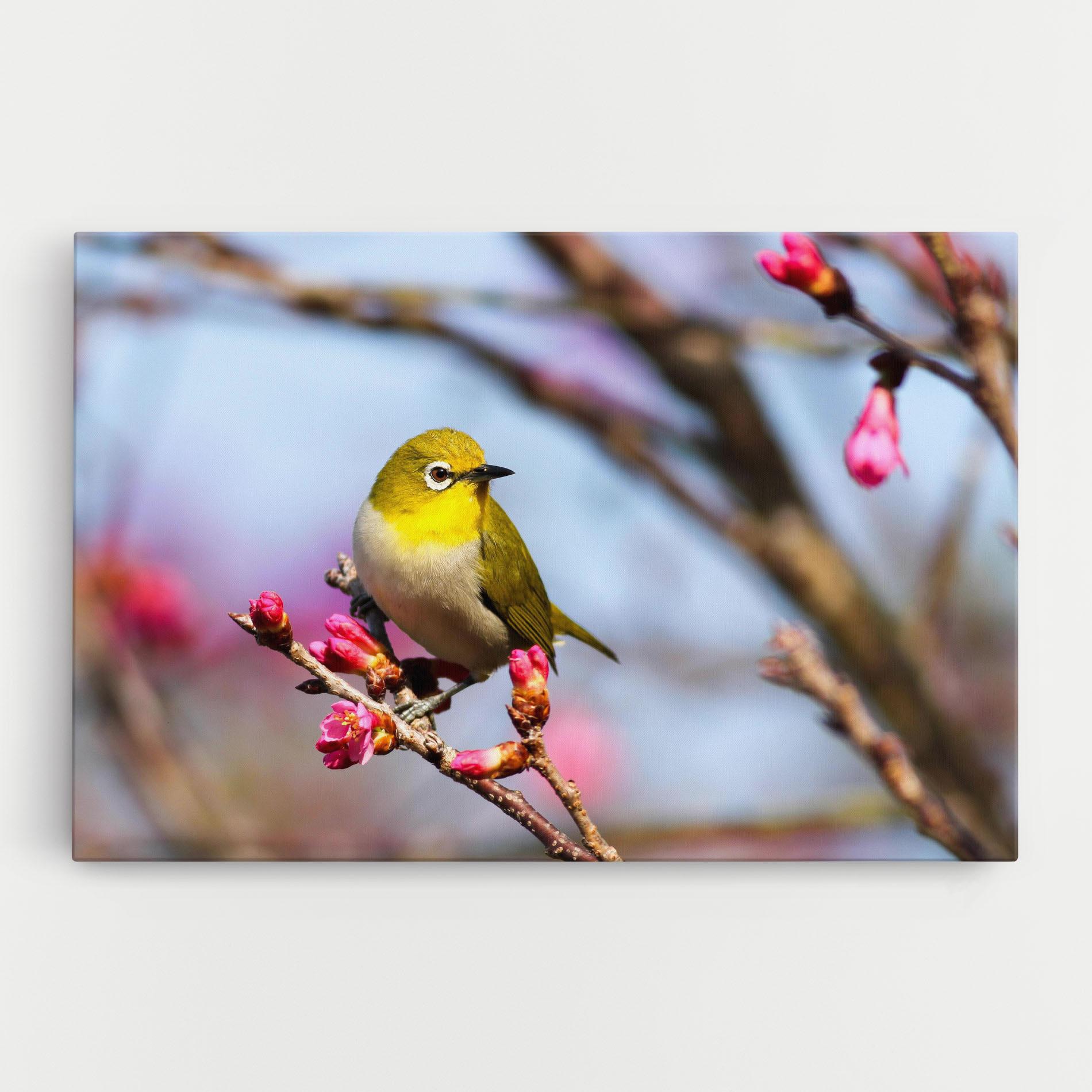 Tablou Canvas Cute Pink Flower Buds mockup 0