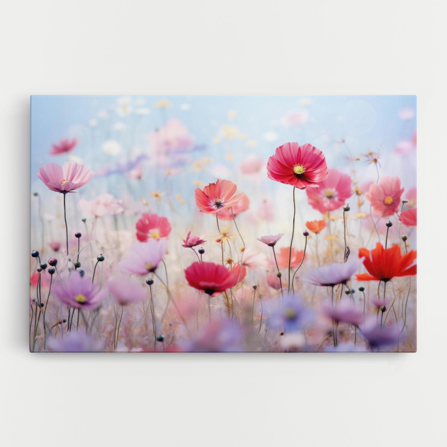 Tablou Canvas Dreamy Sprig Pink Flower mockup 0