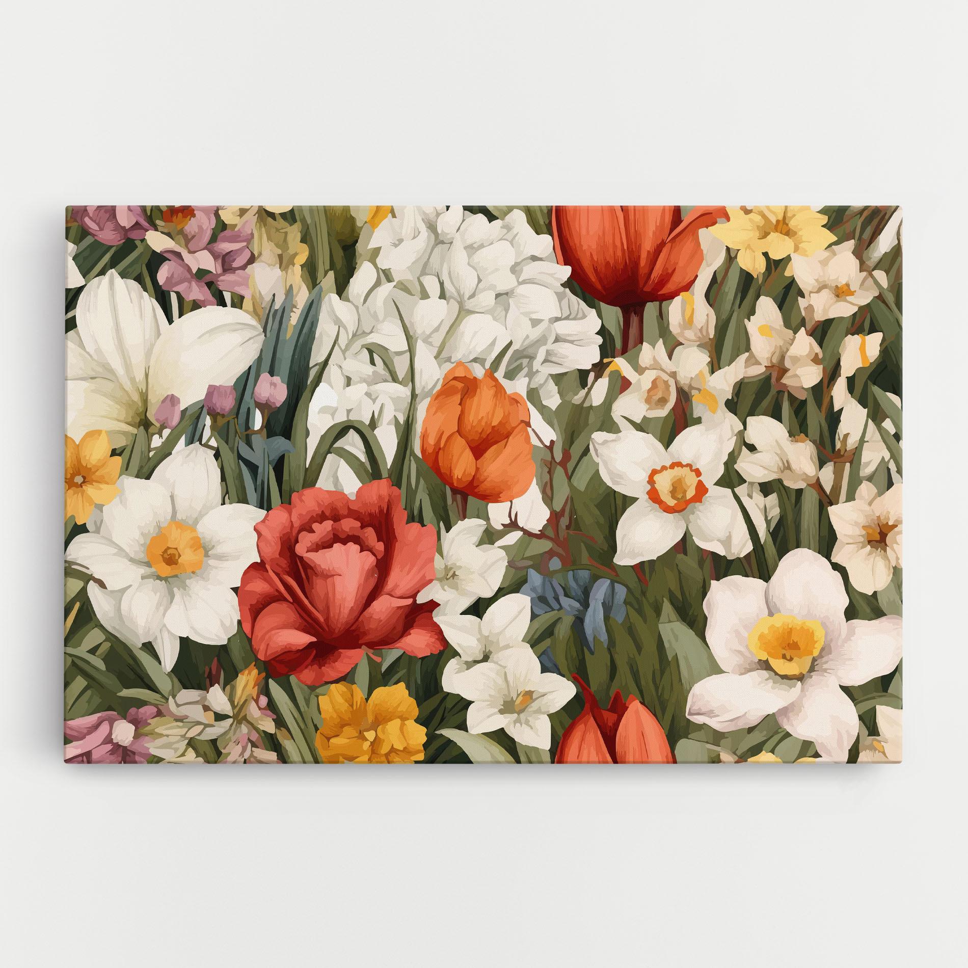 Tablou Canvas Orange Red Spring mockup 0