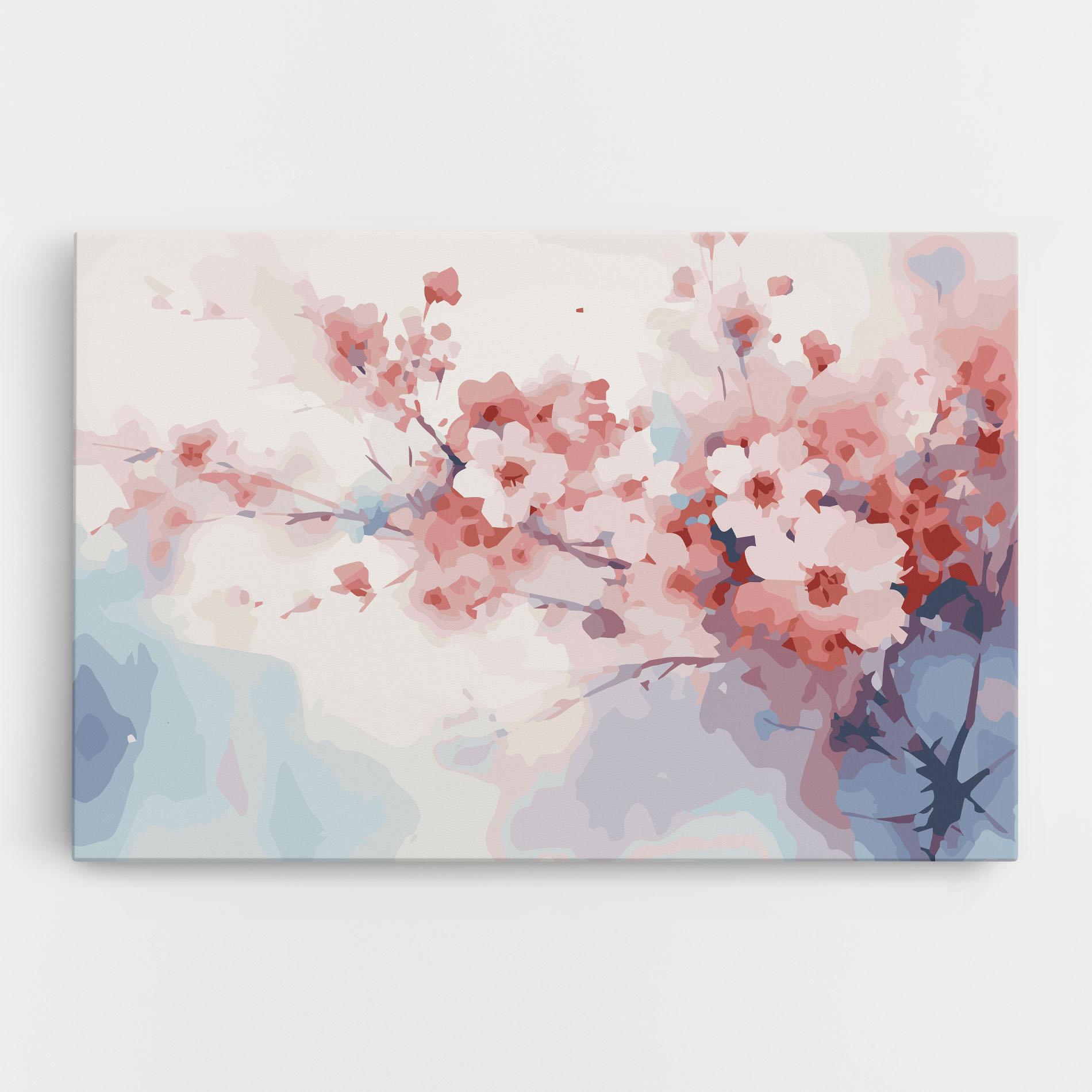 Tablou Canvas Pastel Spring Flowers mockup 0
