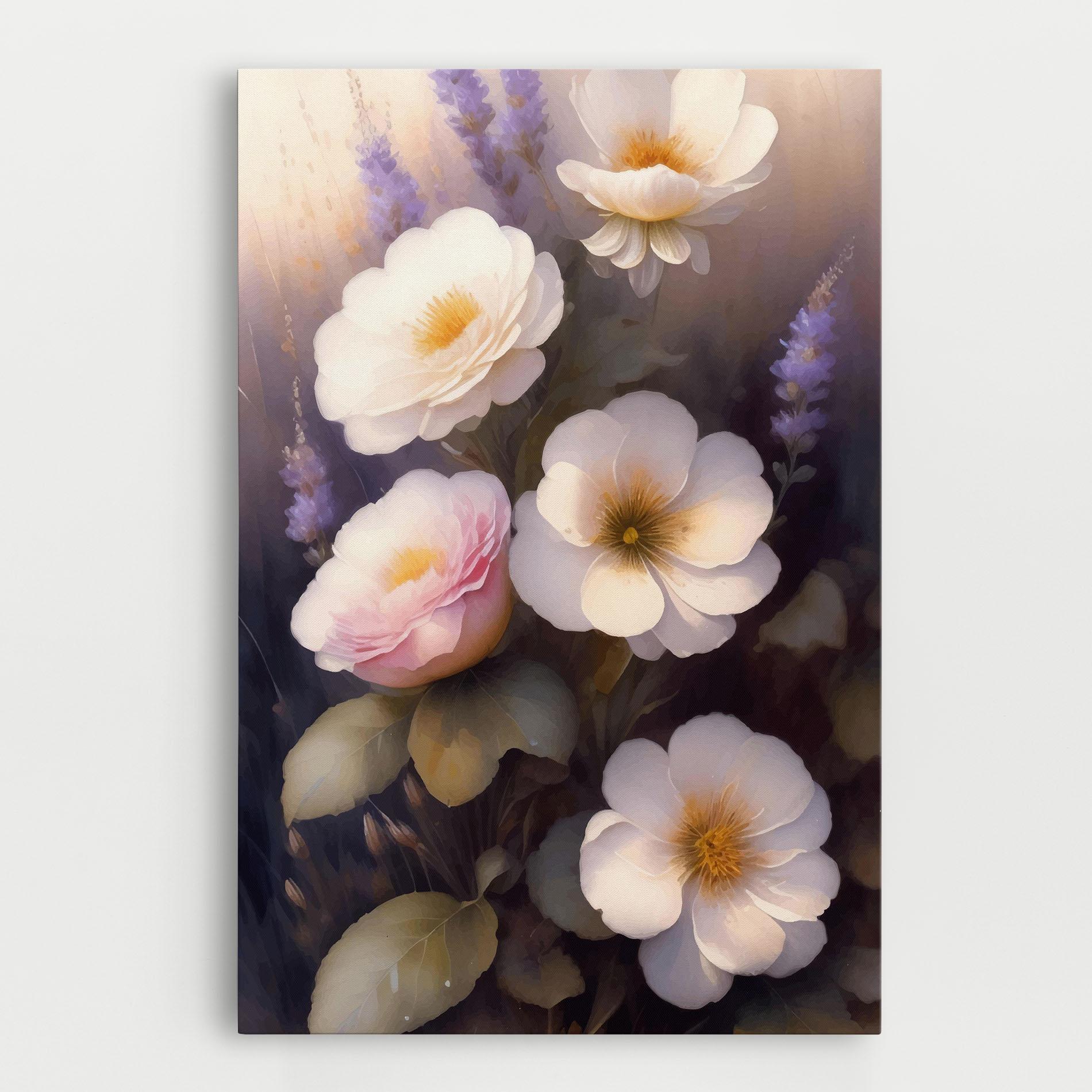 Tablou Canvas Cream Flower Spring mockup 0