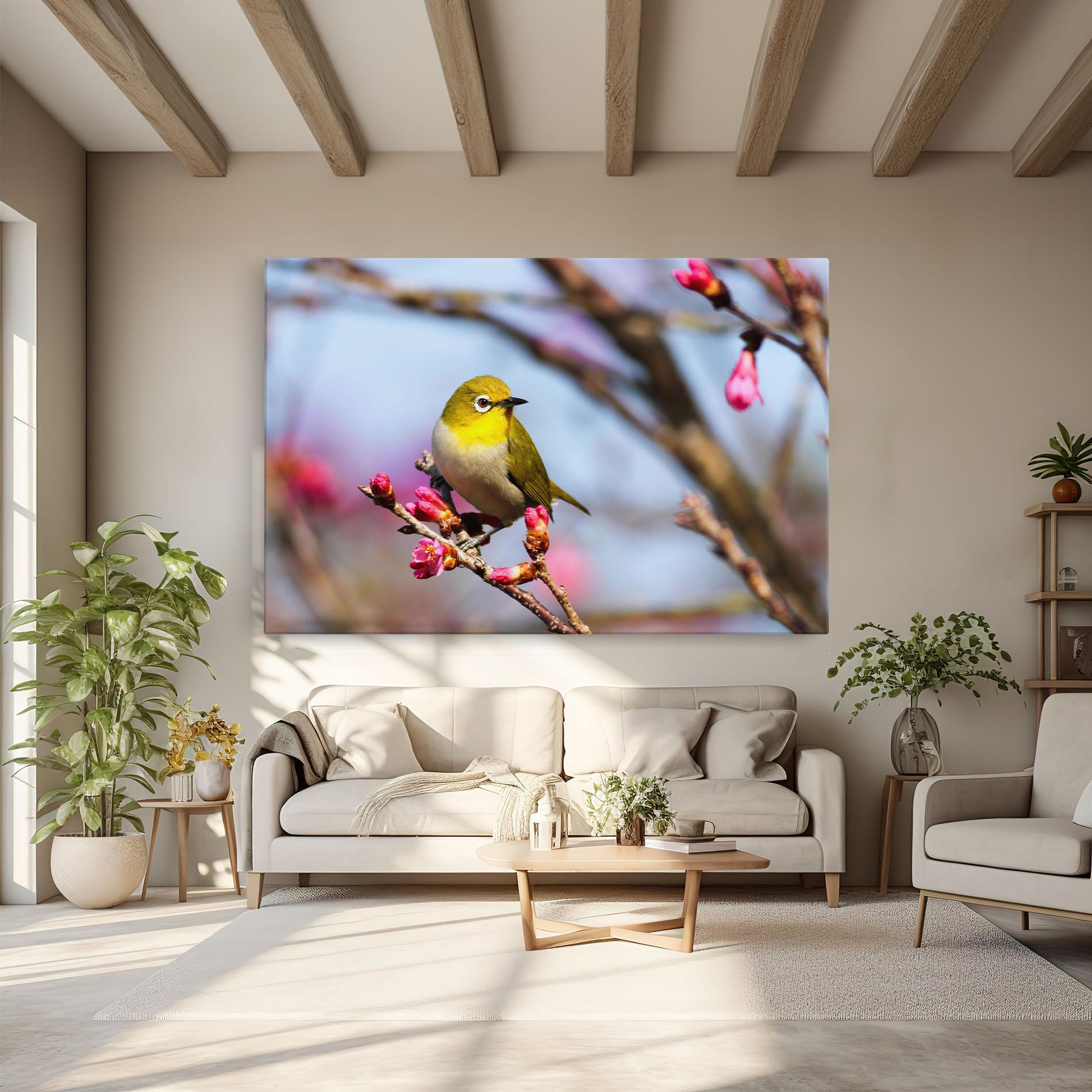 Tablou Canvas Cute Pink Flower Buds mockup 6