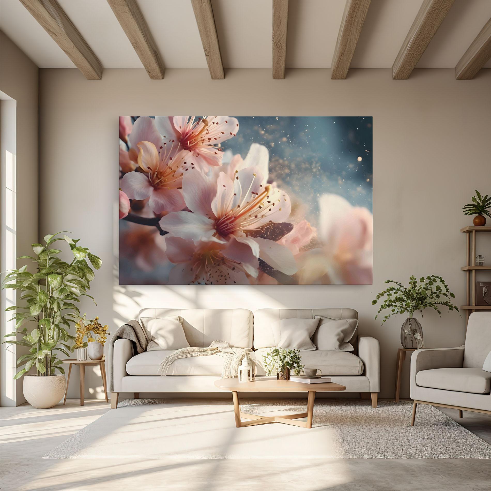 Tablou Canvas Flower Spring Art mockup 6