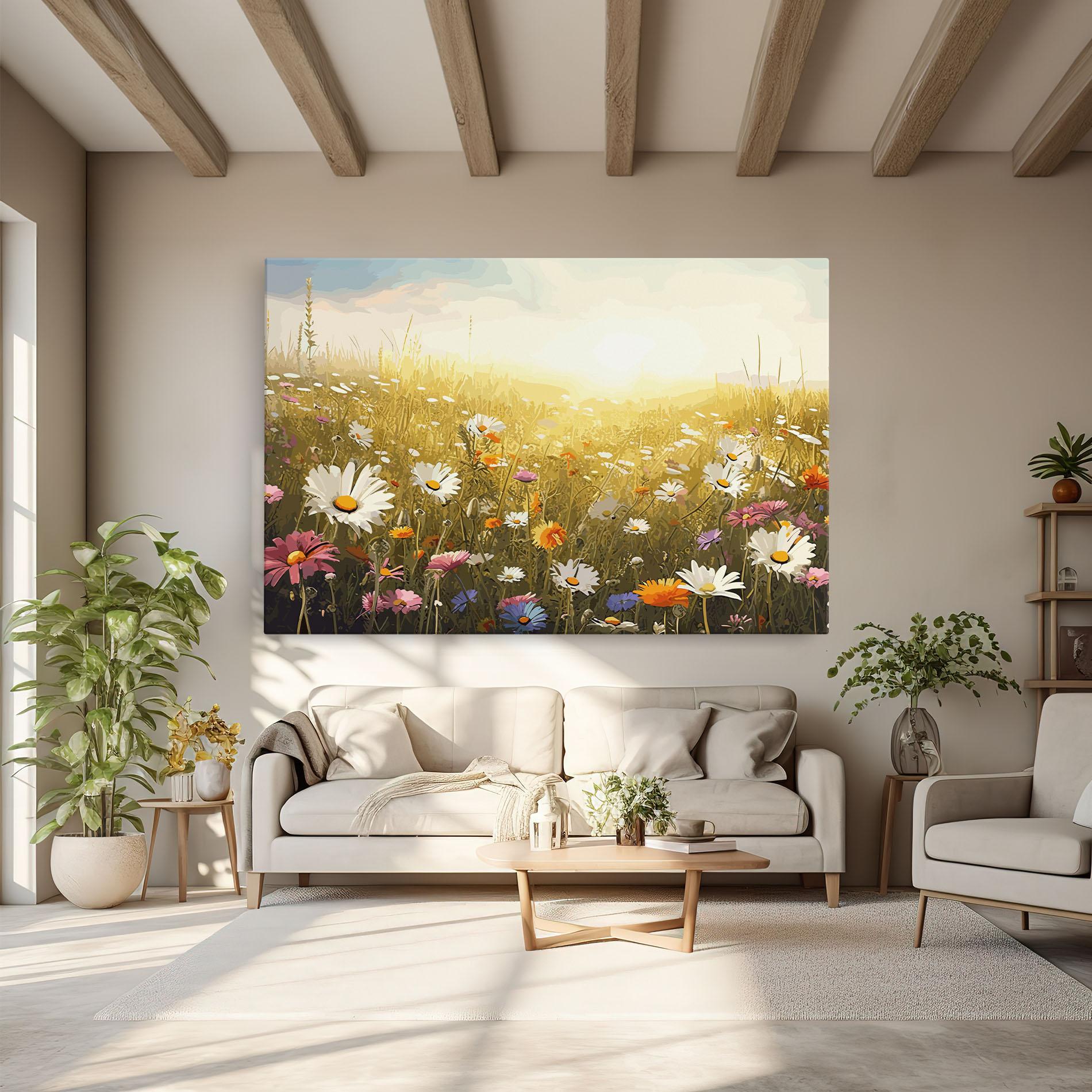 Tablou Canvas Spring Field Art mockup 6