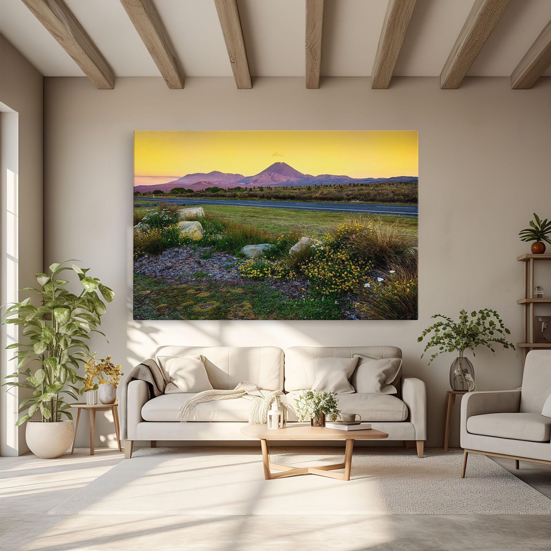 Tablou Canvas Yellow Sky mockup 6