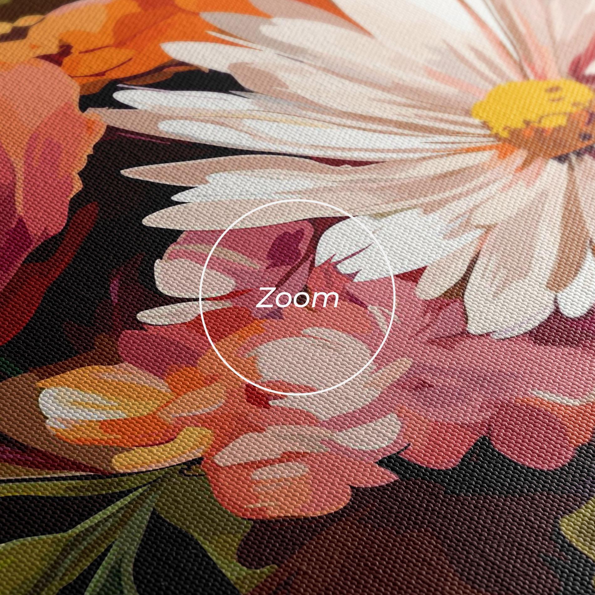 Tablou Canvas Cream Orange Spring mockup 3