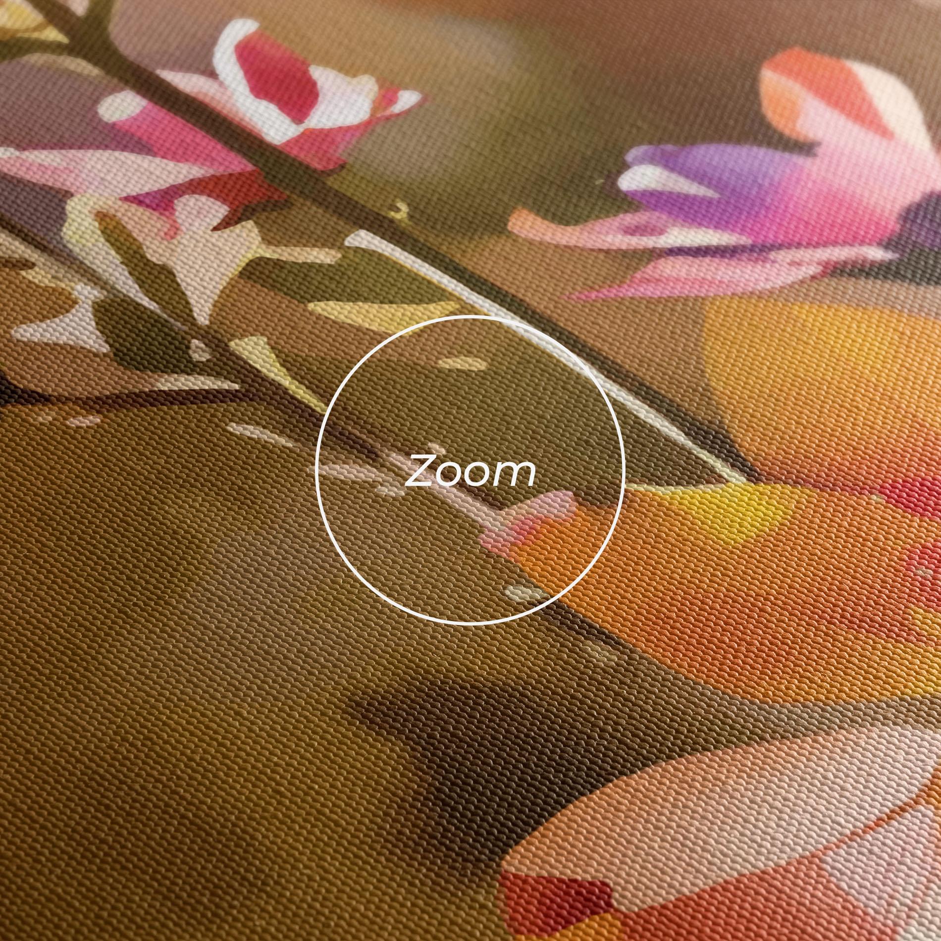 Tablou Canvas Orange Pink Spring mockup 3