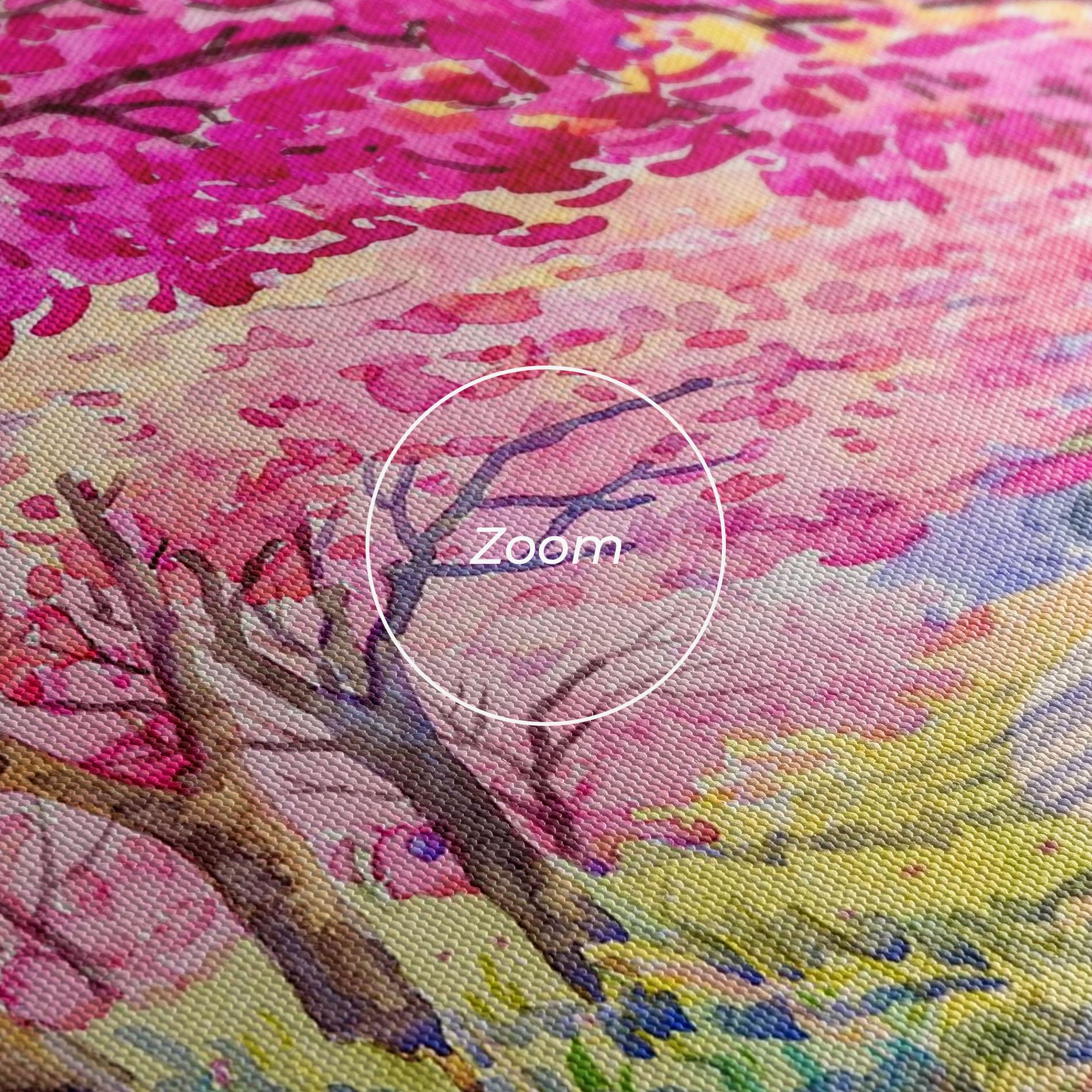 Tablou Canvas Pink Trees Art mockup 3
