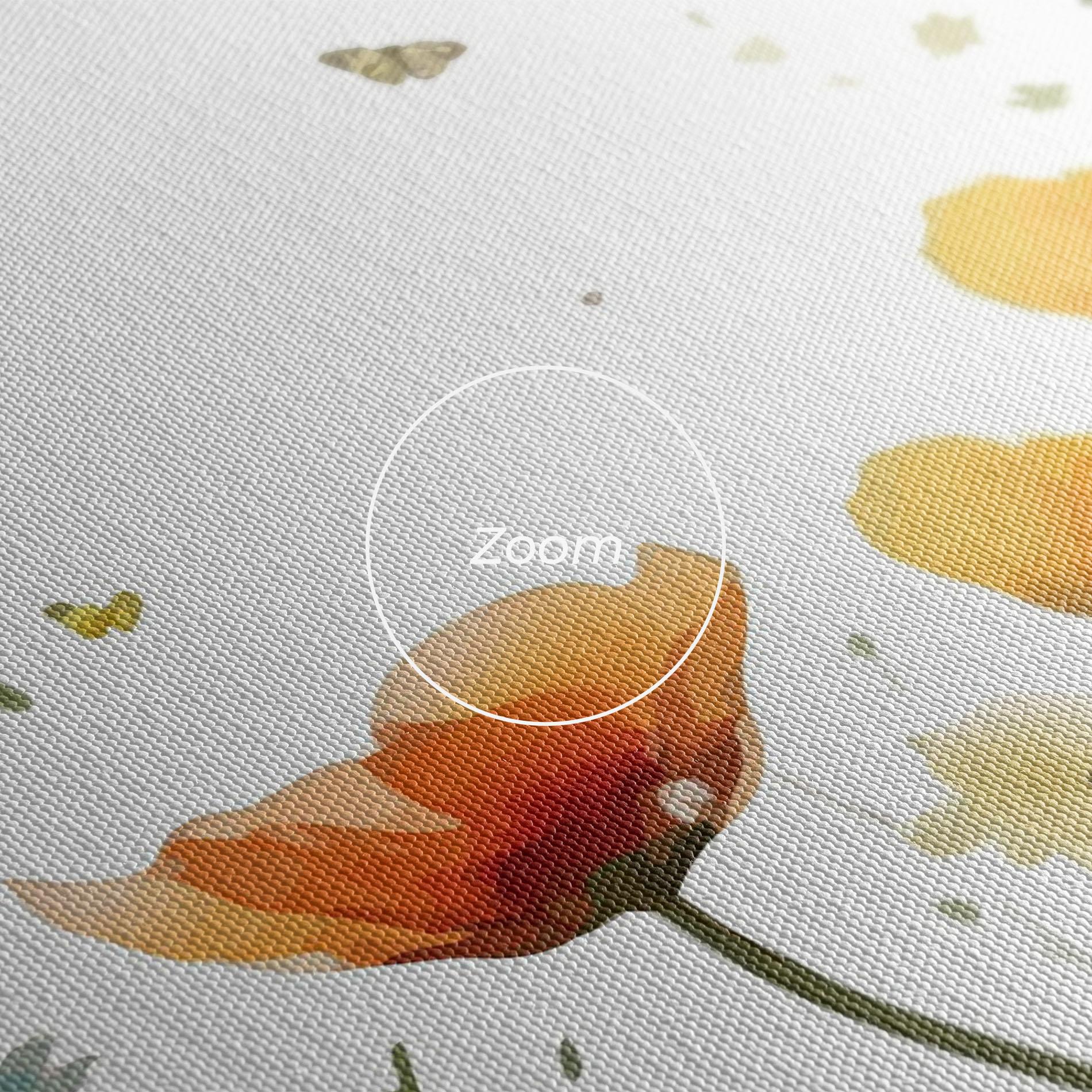 Tablou Canvas Watercolor Spring Flowers mockup 3