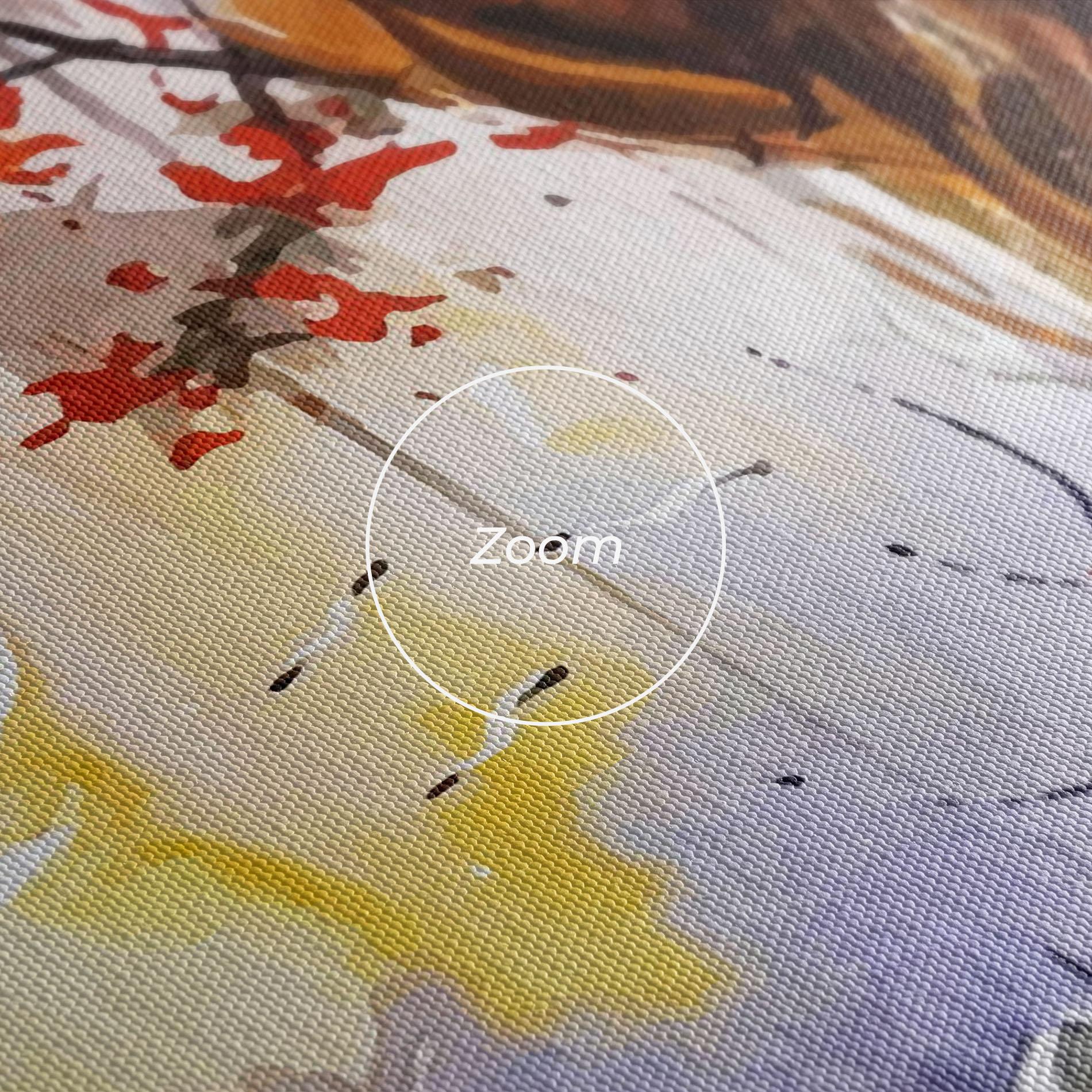 Tablou Canvas Watercolor Spring Tree mockup 3