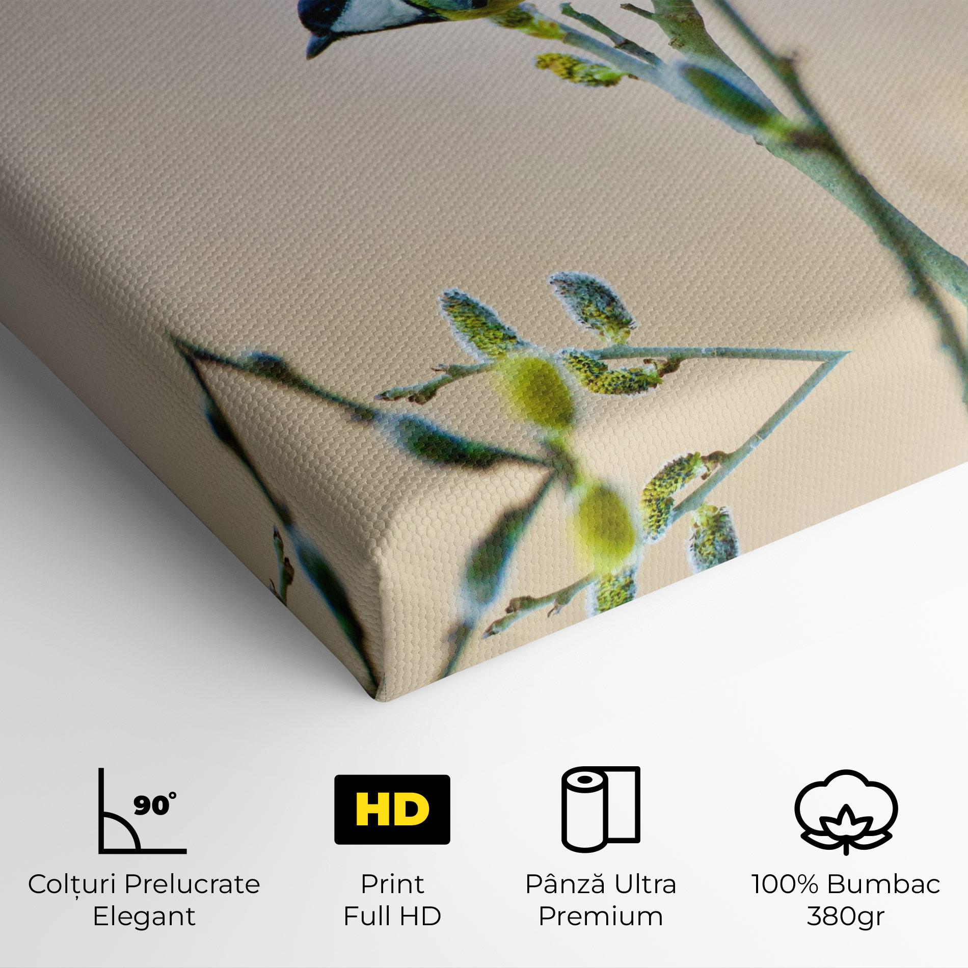 Tablou Canvas Beautiful Spring Bird mockup 4