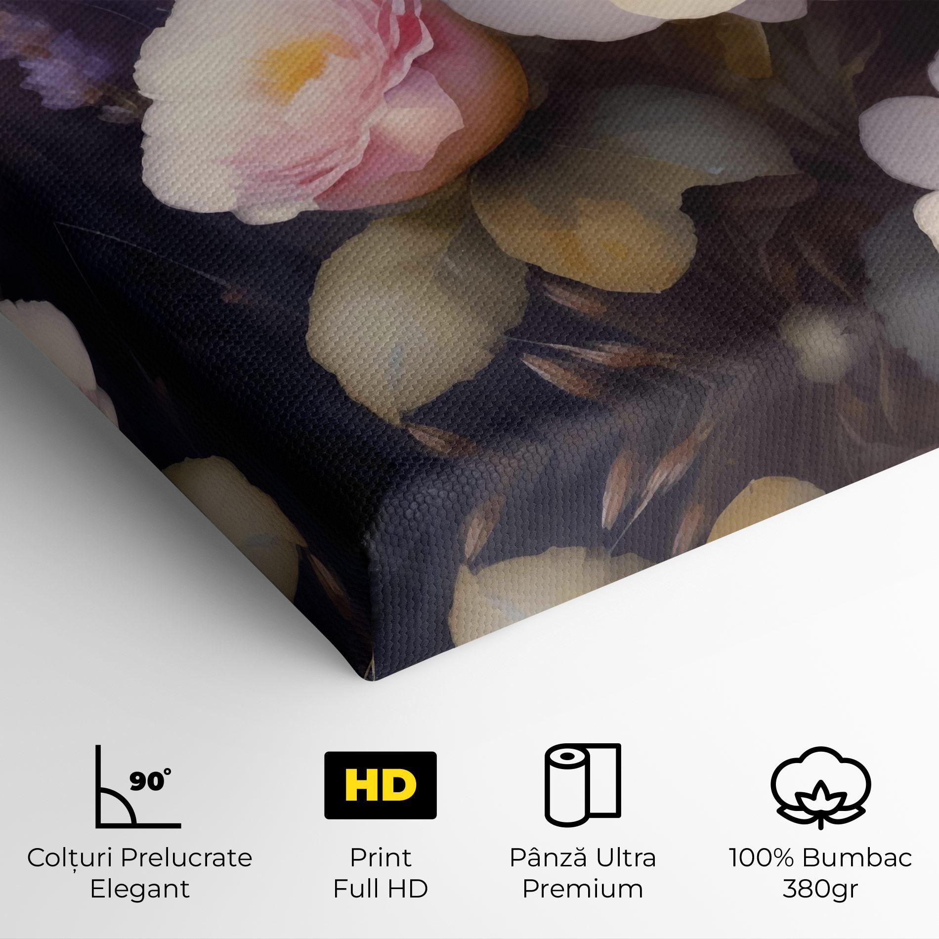 Tablou Canvas Cream Flower Spring mockup 4