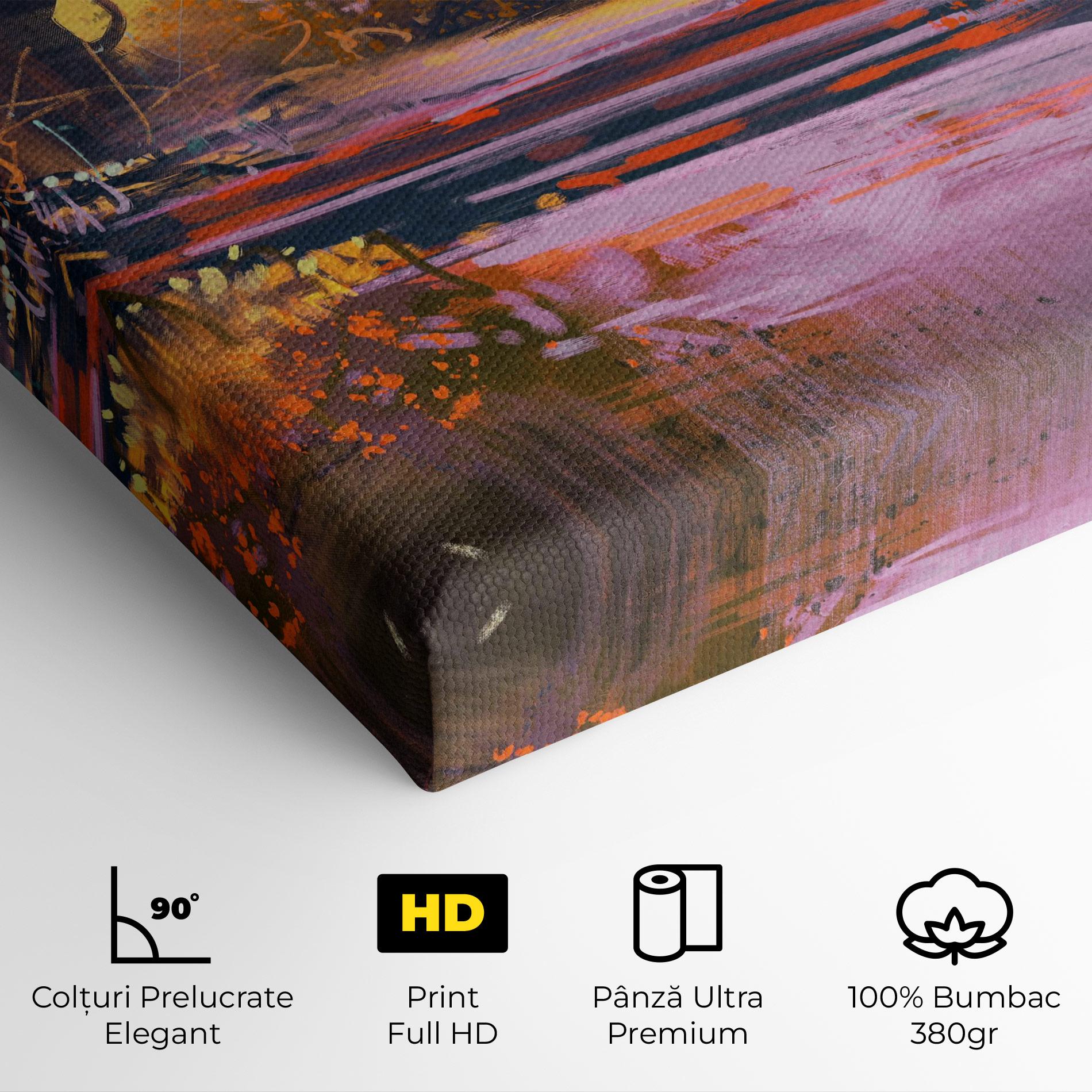 Tablou Canvas Landscape Colorful Trees mockup 4