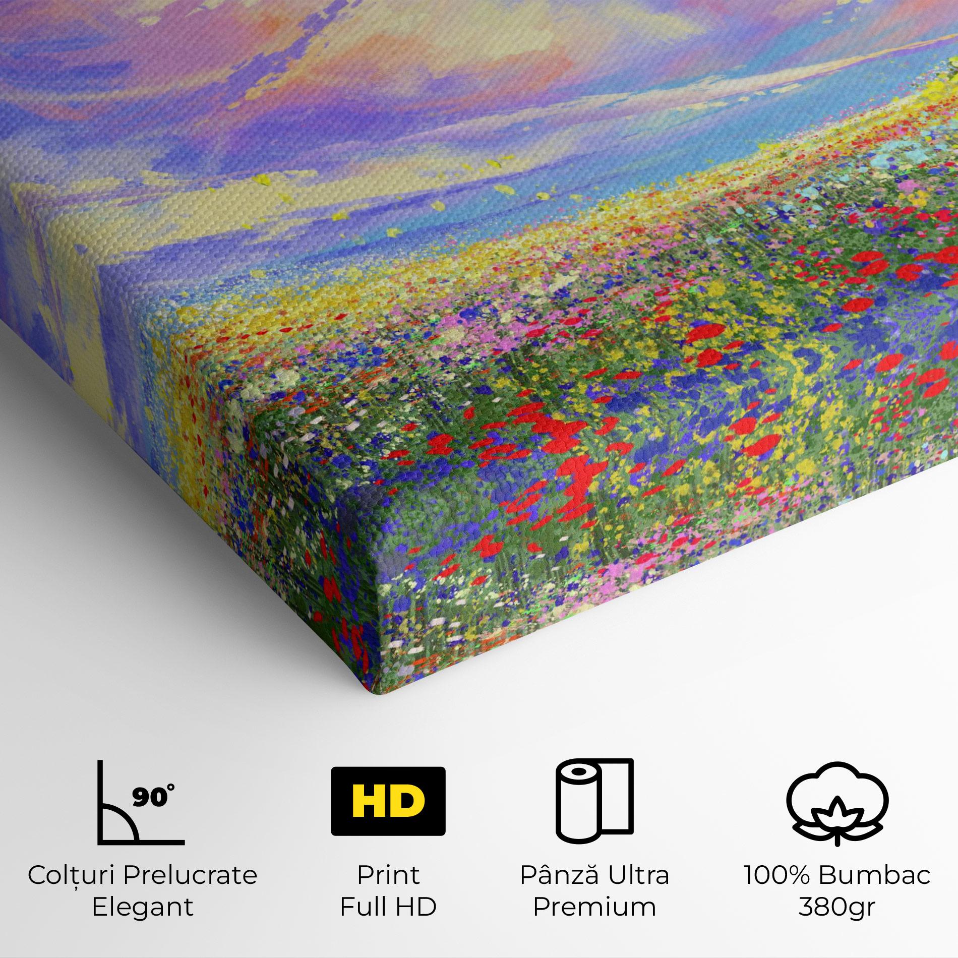 Tablou Canvas Spring Field mockup 4