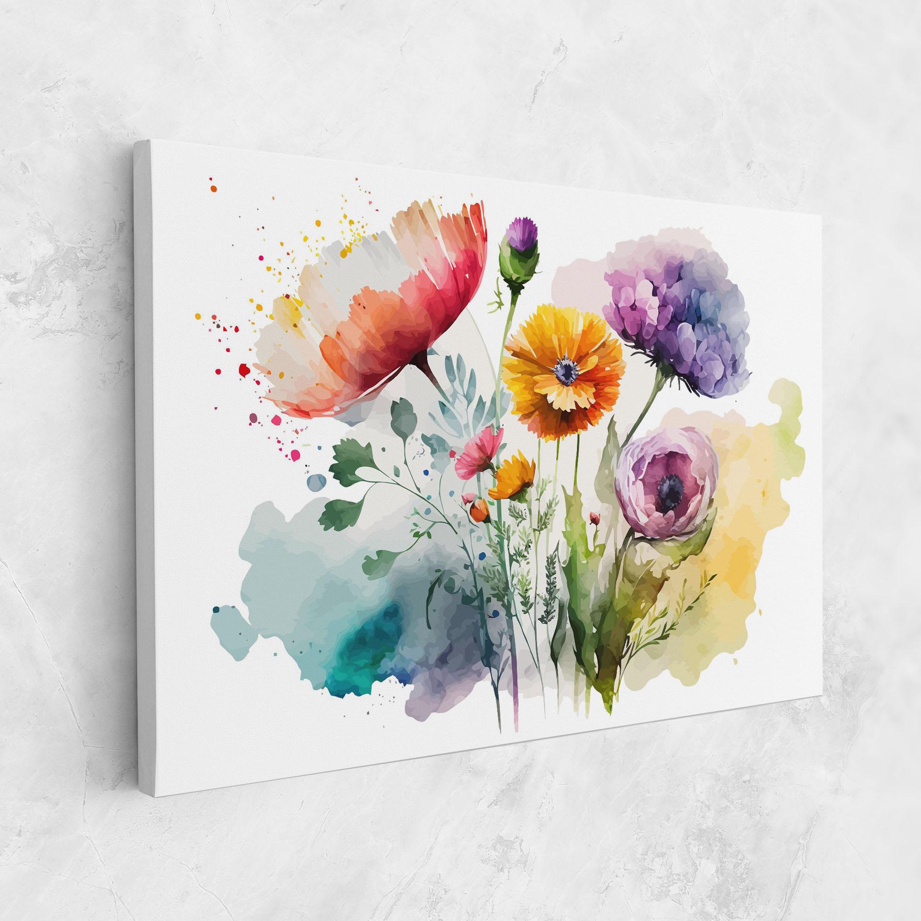 Tablou Canvas Beautiful Spring Flowers mockup 1