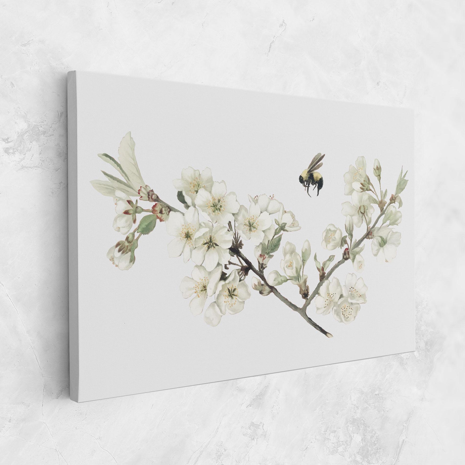 Tablou Canvas Bee Spring Flower mockup 1
