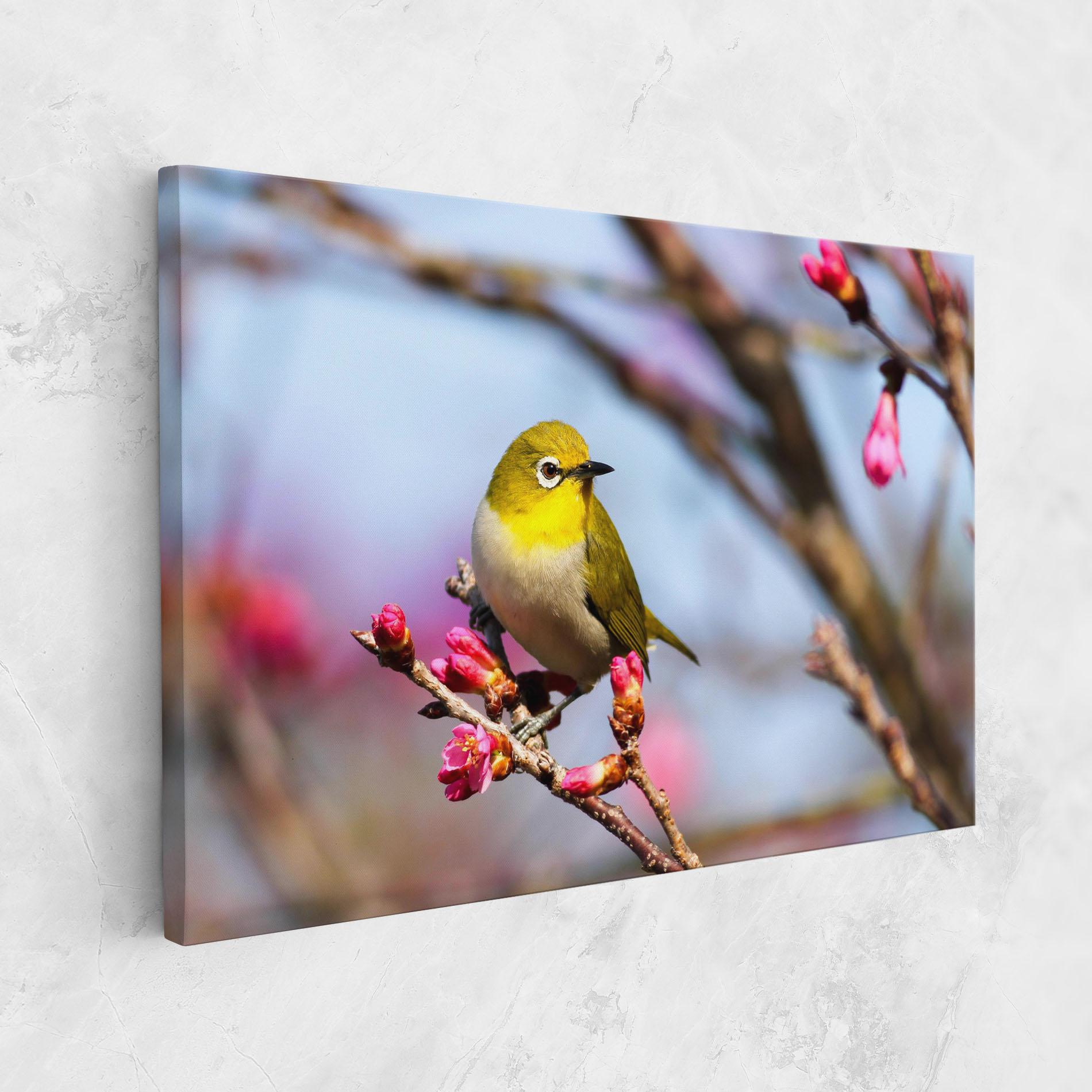 Tablou Canvas Cute Pink Flower Buds mockup 1