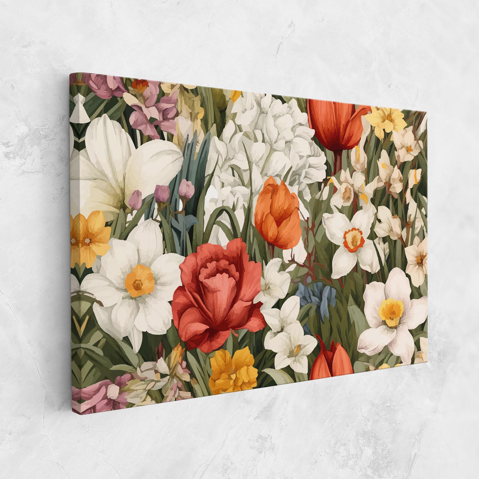 Tablou Canvas Orange Red Spring mockup 1