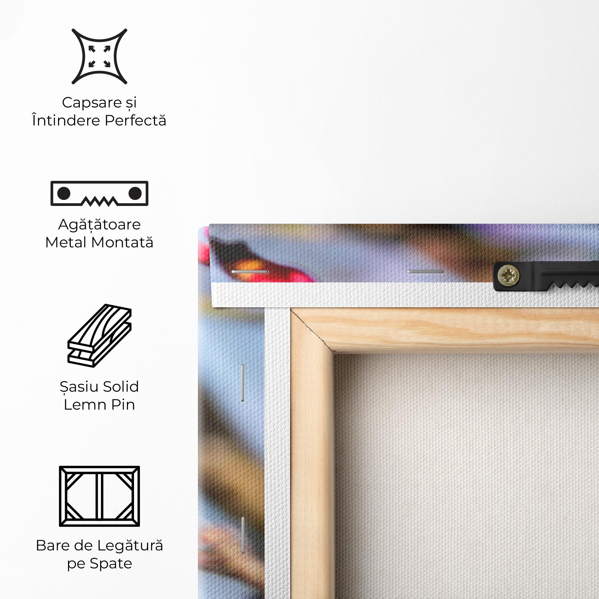 Tablou Canvas Cute Pink Flower Buds mockup 5