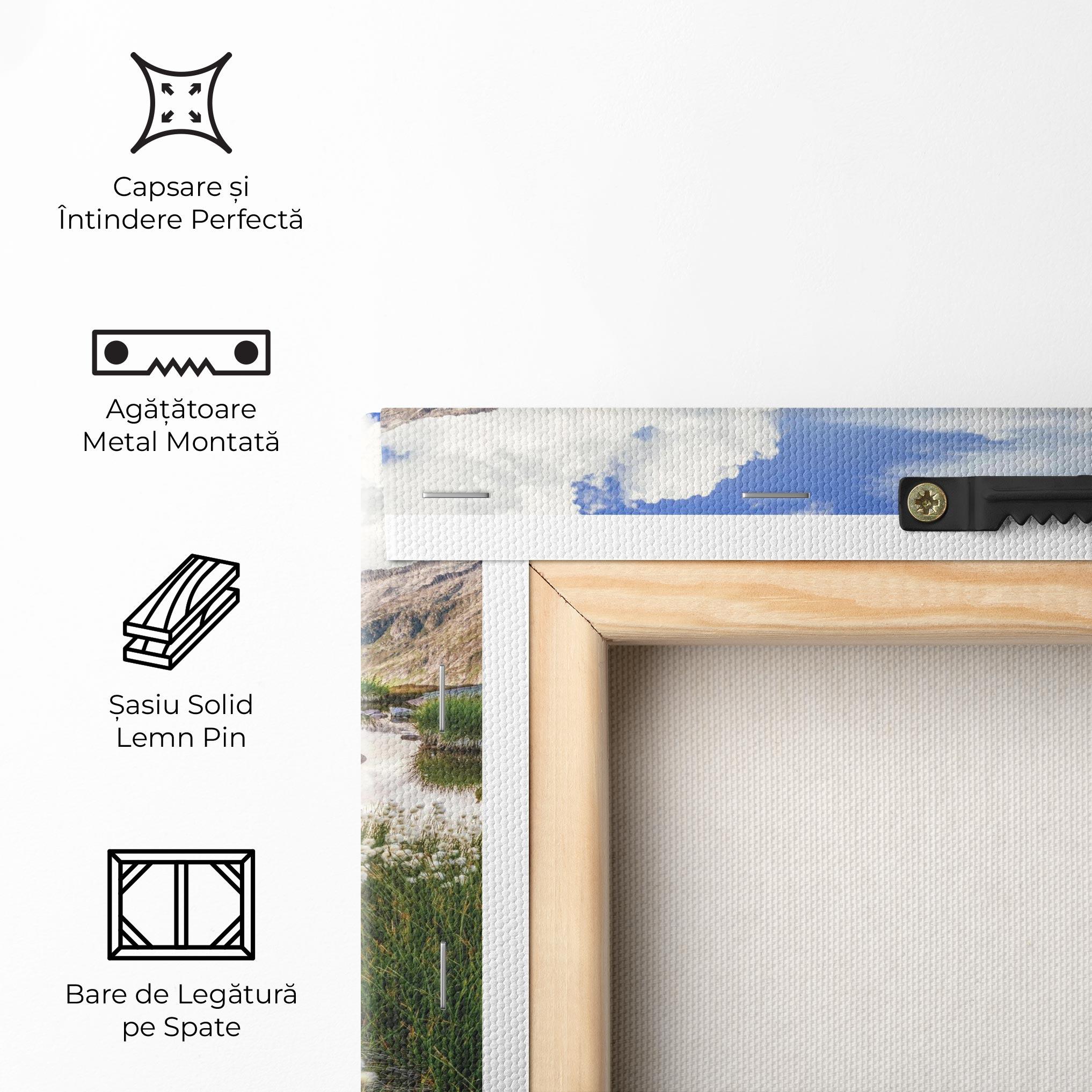 Tablou Canvas Lake Spring View mockup 5