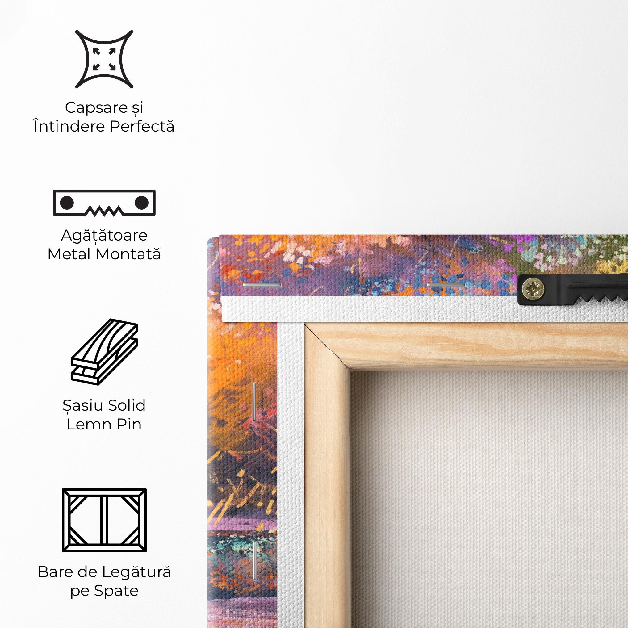 Tablou Canvas Landscape Colorful Trees mockup 5