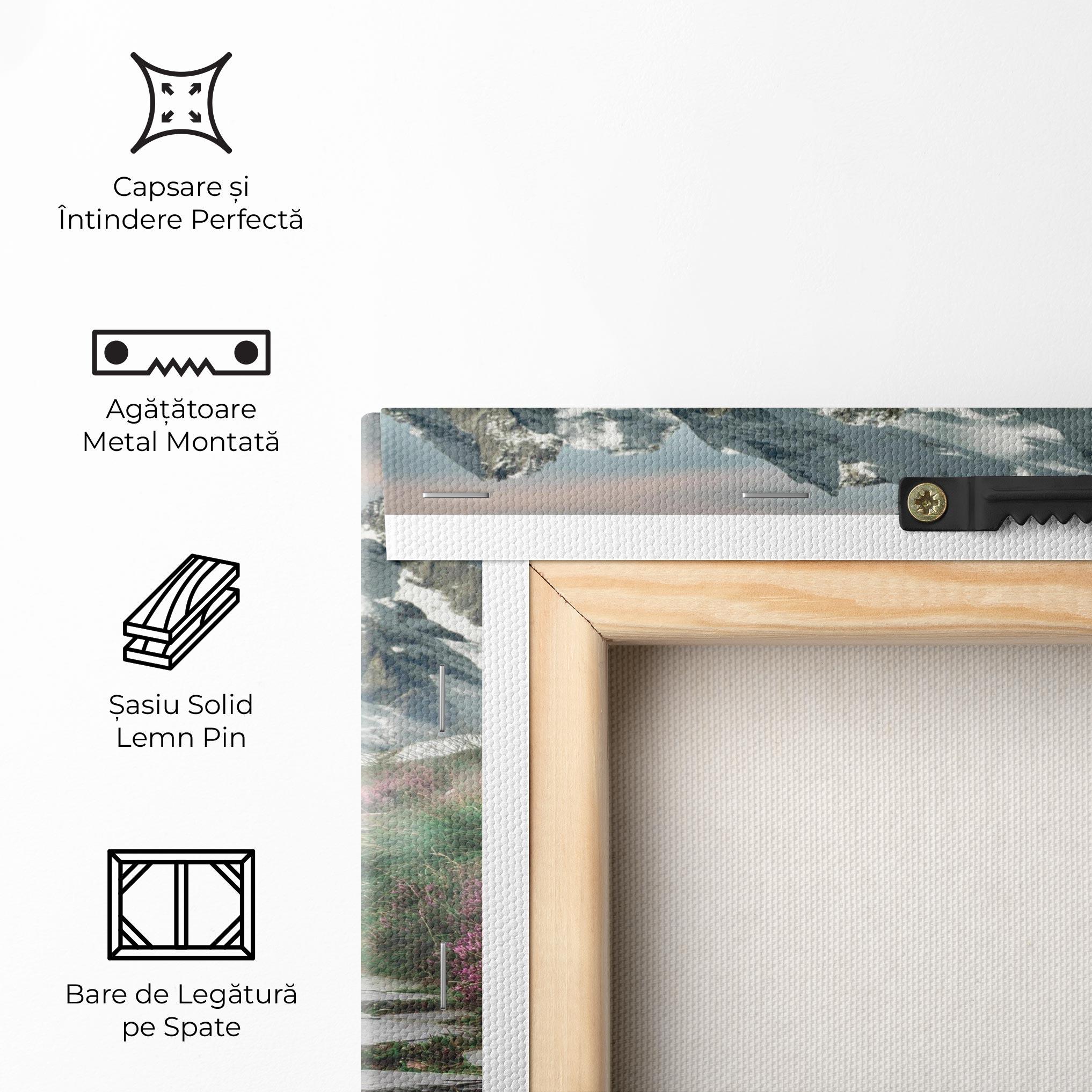 Tablou Canvas Mountain Spring View mockup 5