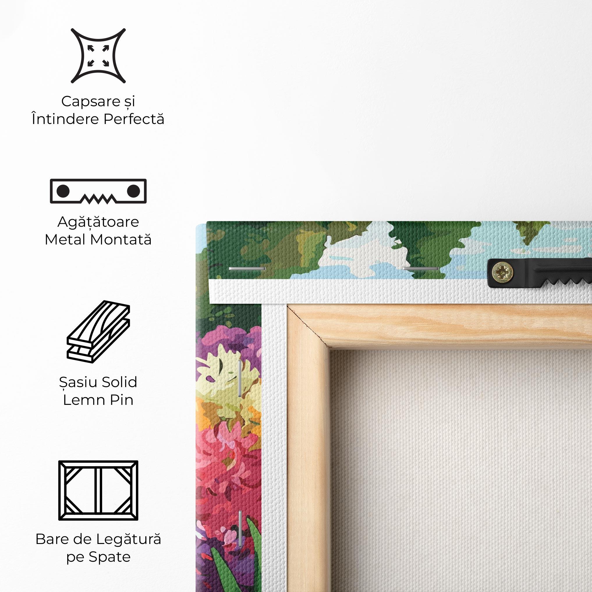 Tablou Canvas Pretty Colorful Spring mockup 5