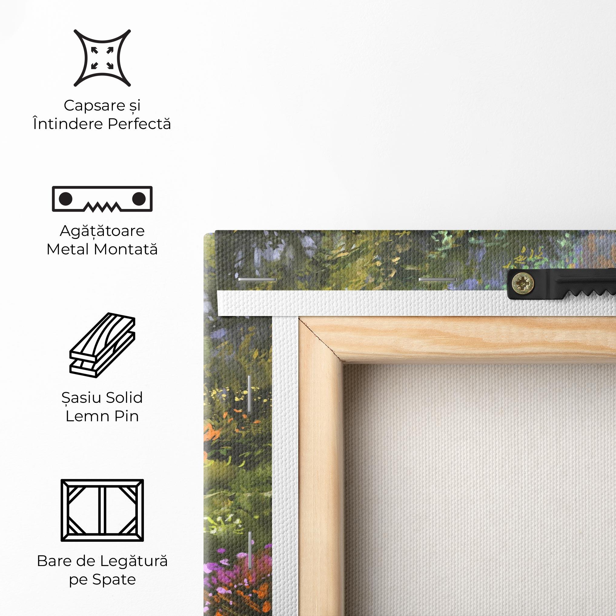 Tablou Canvas Spring Staircase Painting mockup 5