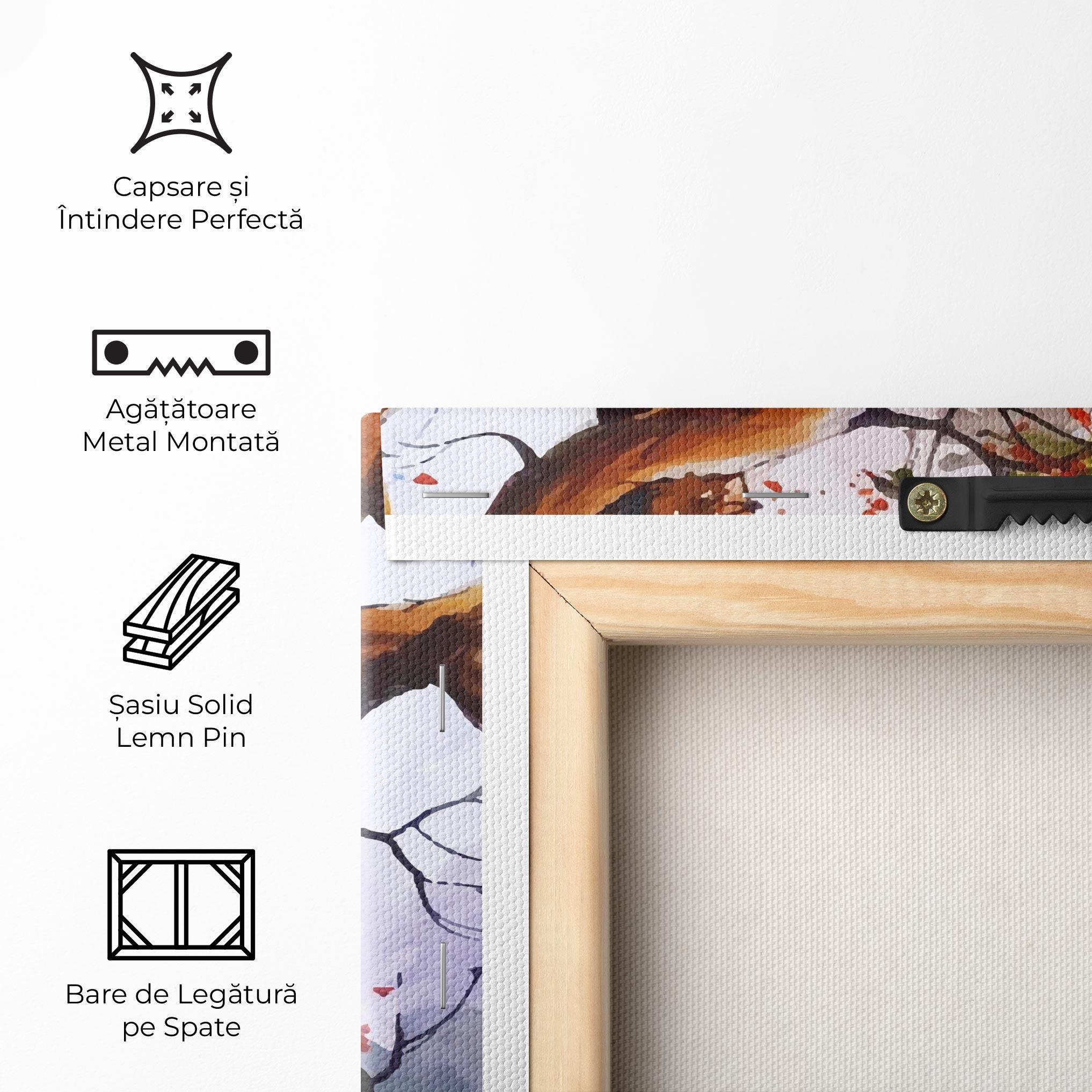 Tablou Canvas Watercolor Spring Tree mockup 5