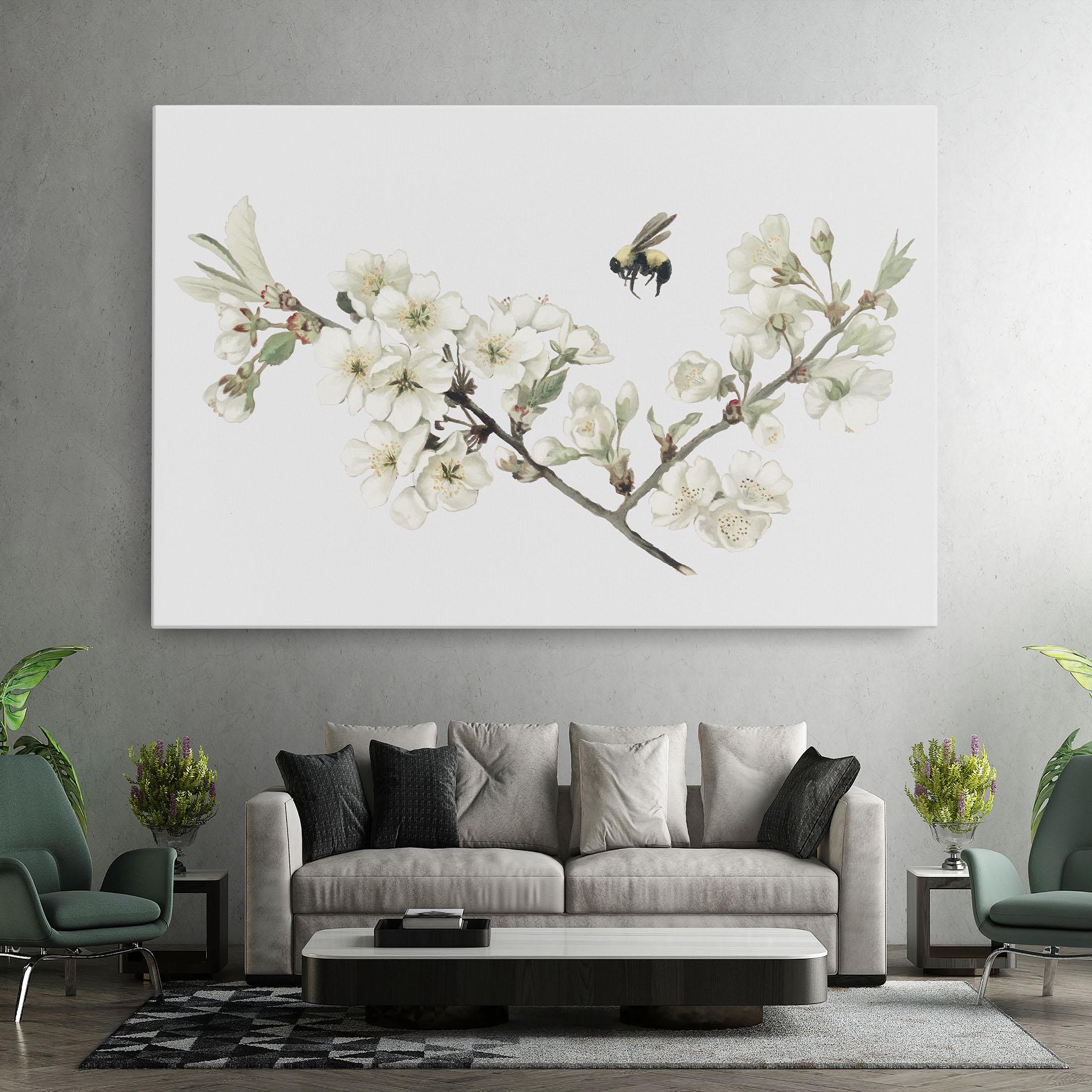 Tablou Canvas Bee Spring Flower mockup 7