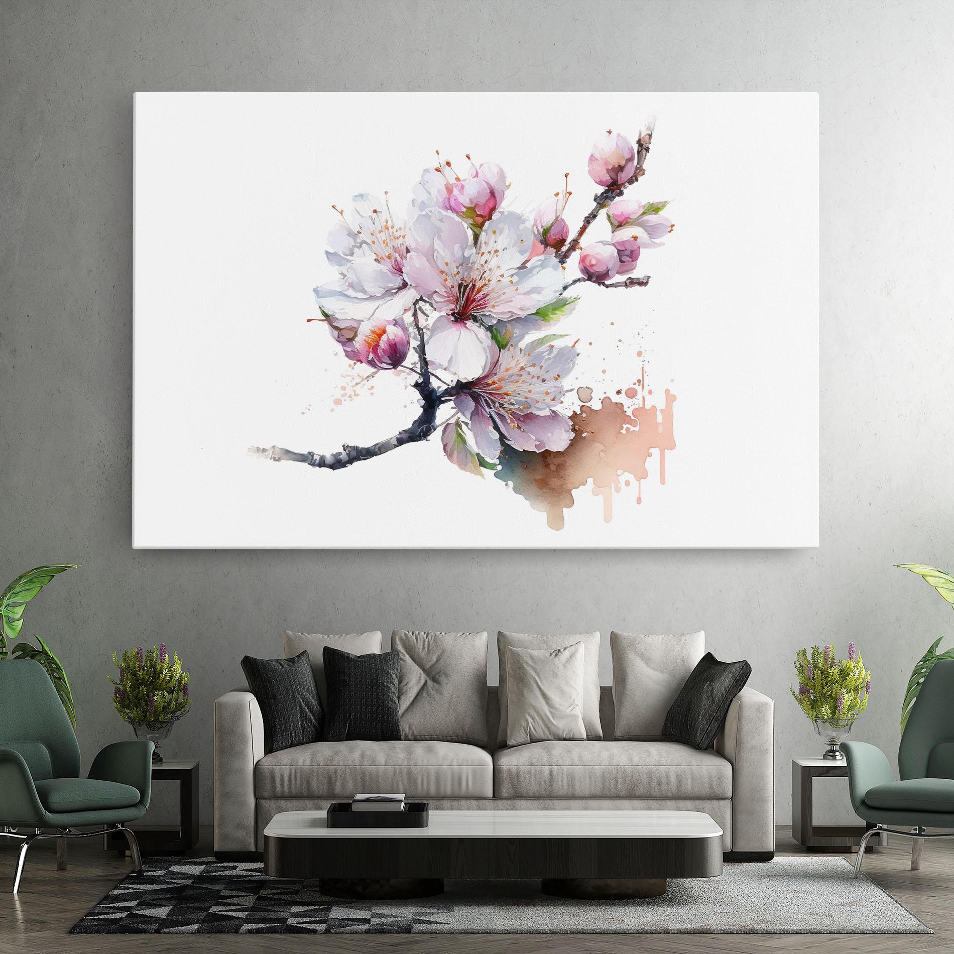 Tablou Canvas Cherry Spring Art mockup 7