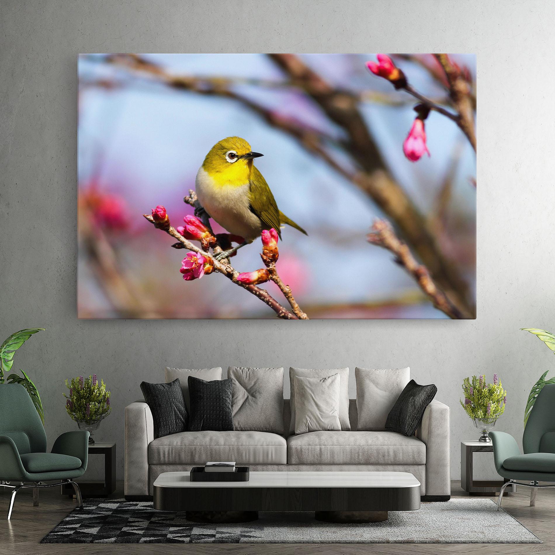 Tablou Canvas Cute Pink Flower Buds mockup 7