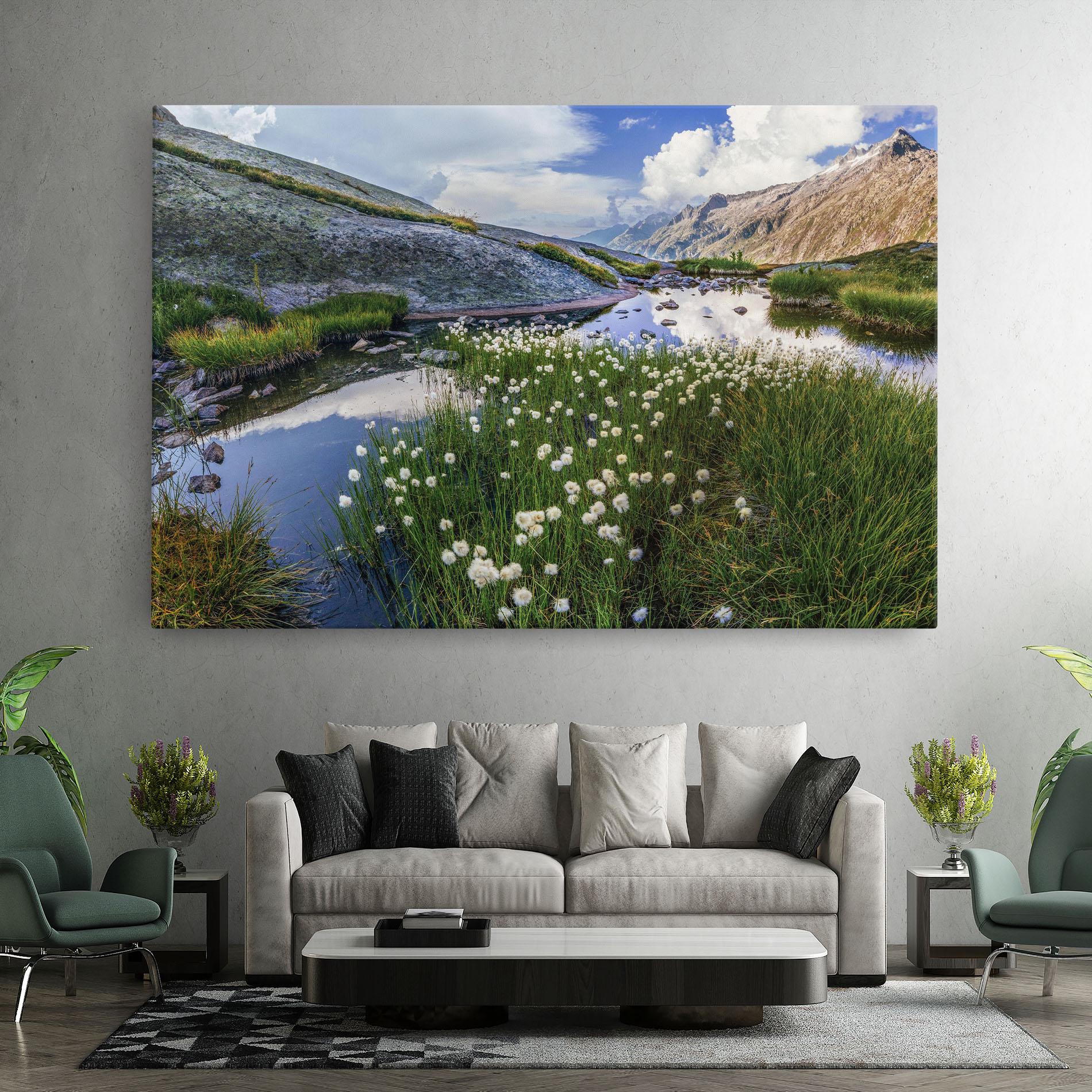 Tablou Canvas Lake Spring View mockup 7