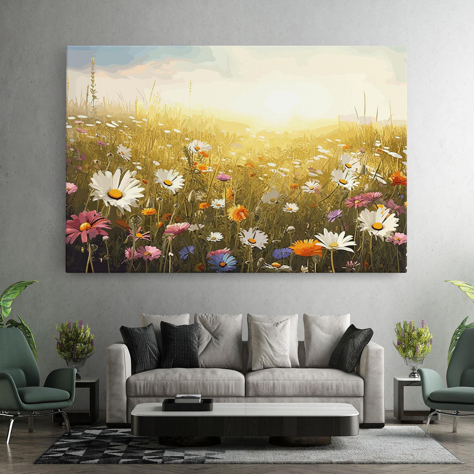 Tablou Canvas Spring Field Art mockup 7