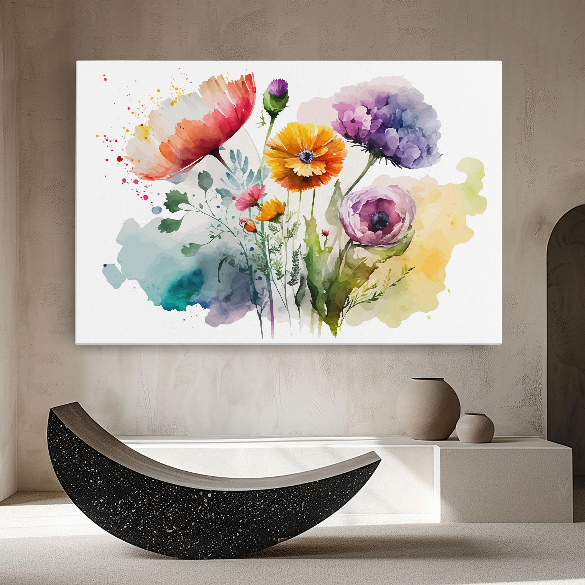 Tablou Canvas Beautiful Spring Flowers mockup 8