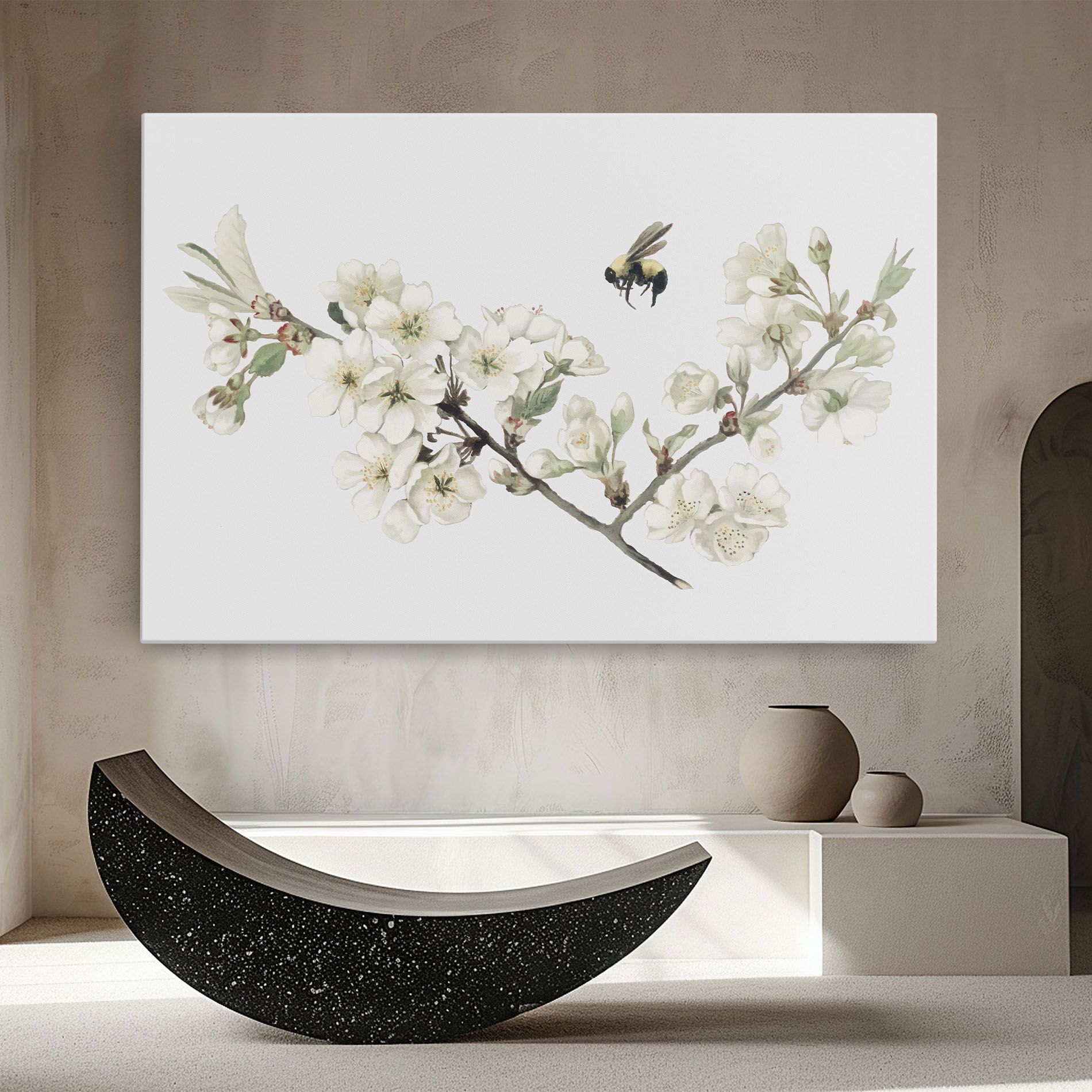 Bee Spring Flower mockup 8