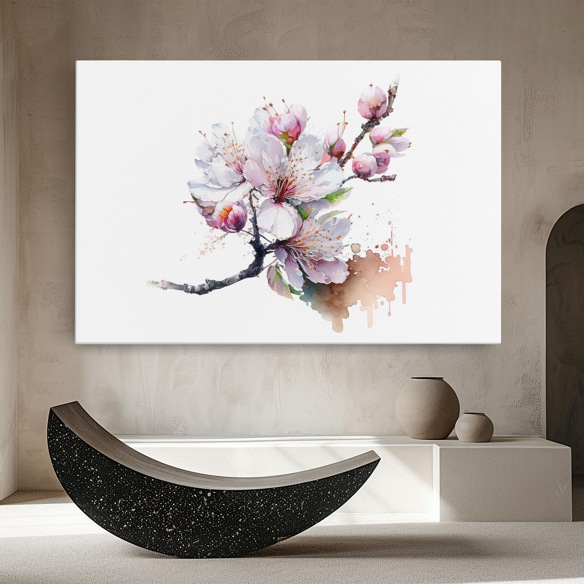 Tablou Canvas Cherry Spring Art mockup 8