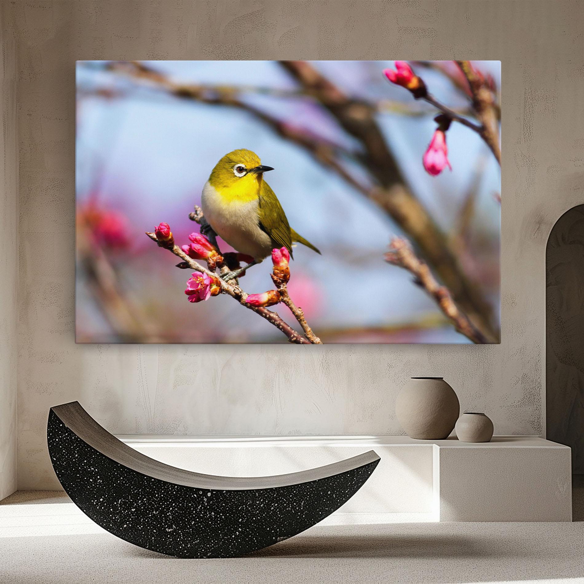 Tablou Canvas Cute Pink Flower Buds mockup 8